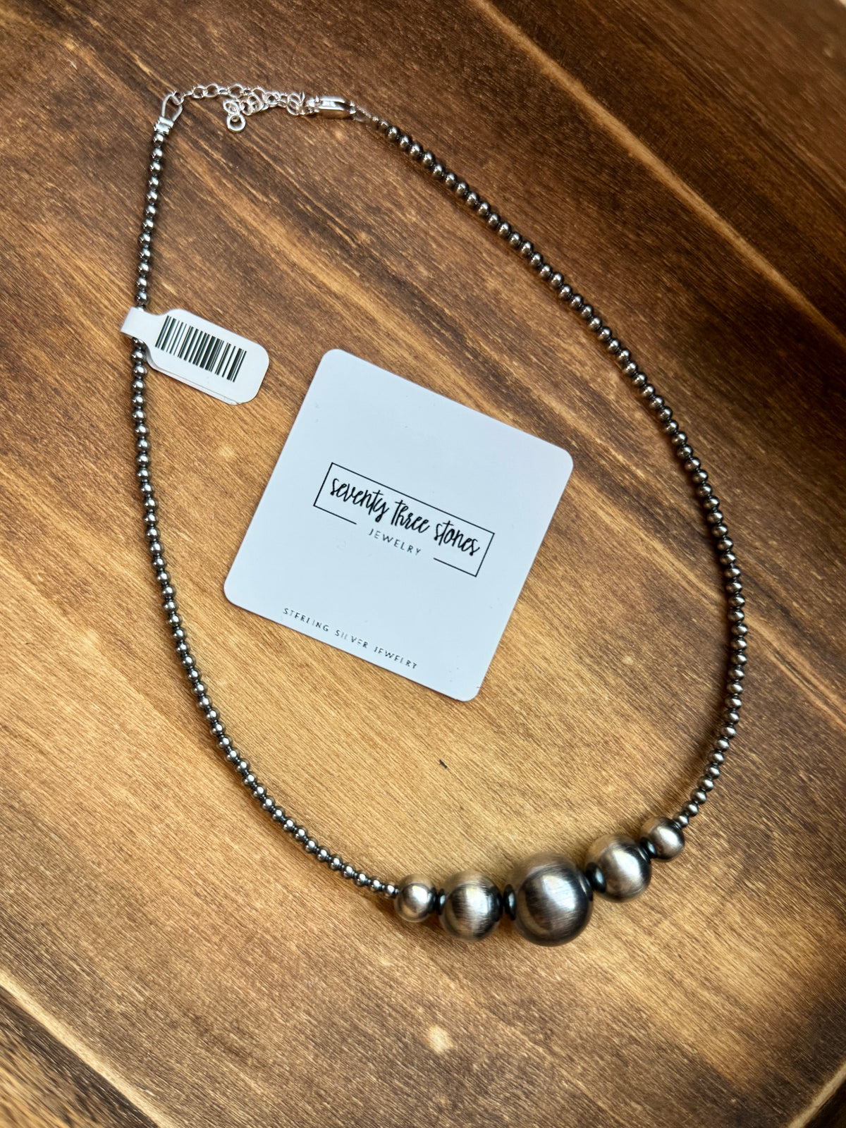 Sterling Pearl Large graduated 15" with extender