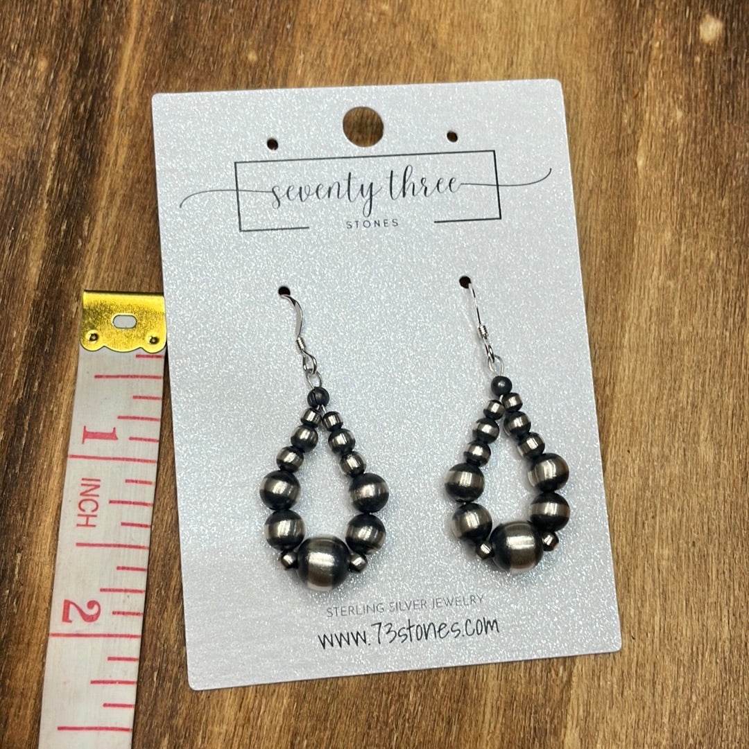 The Leah - Small Navajo Pearl Teardrop