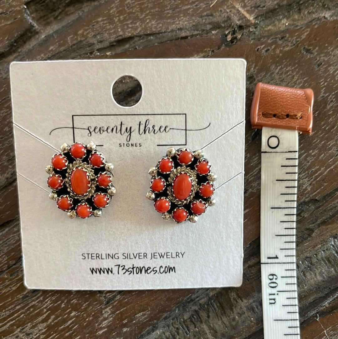 Red Coral Cluster on post