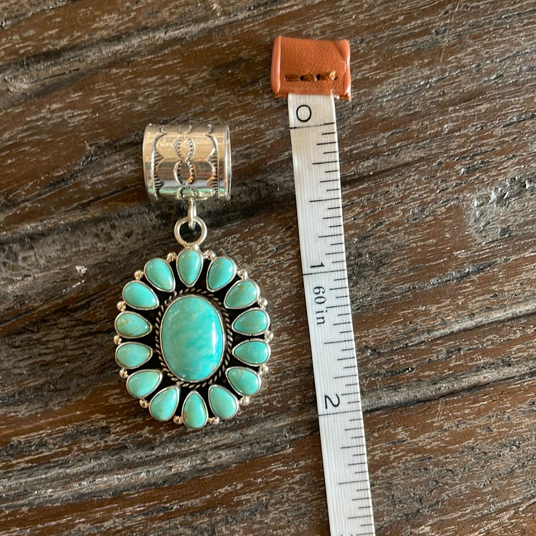 Turquoise 2” Pendant