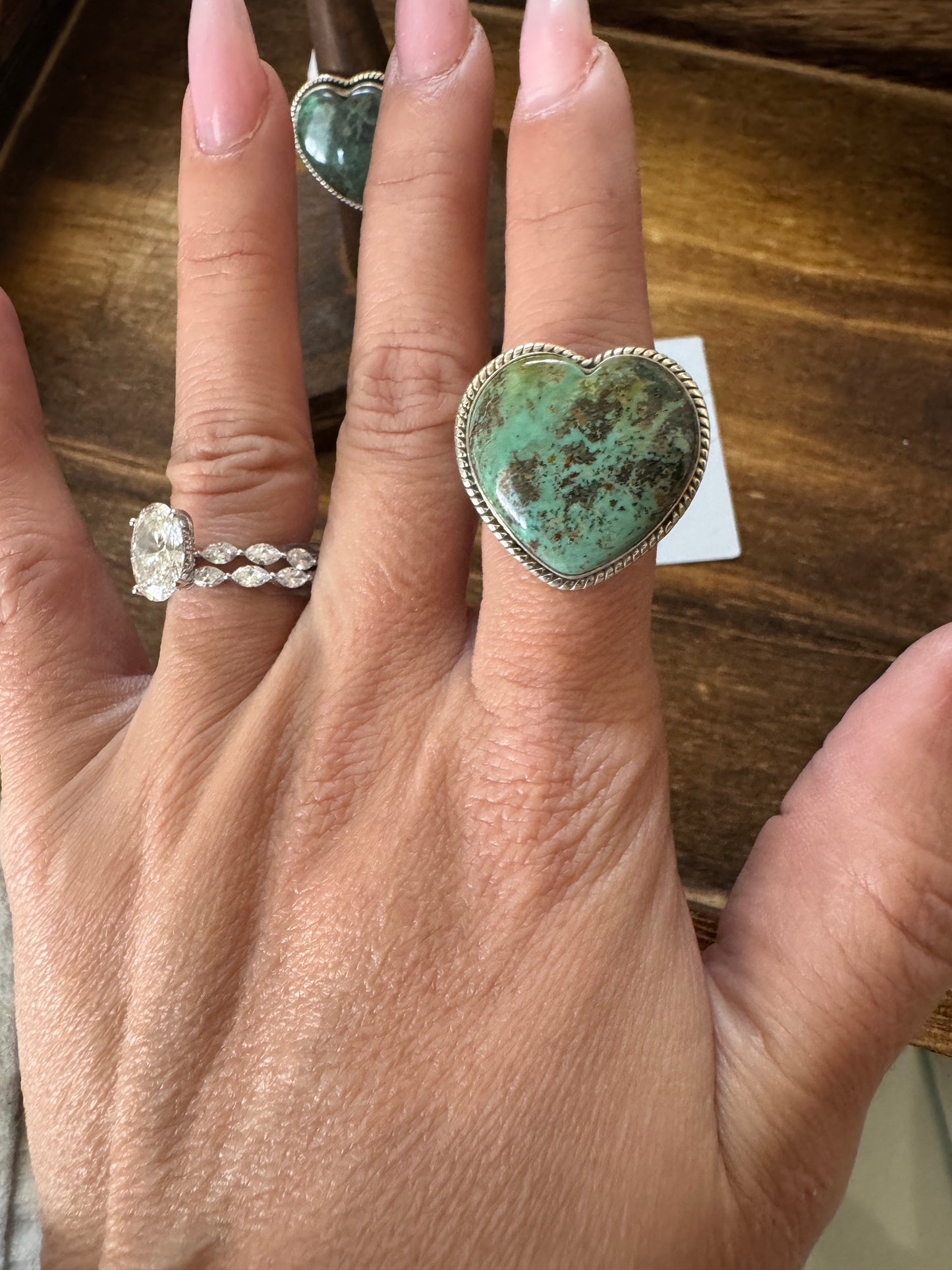 Carnation Adjustable Heart Ring
