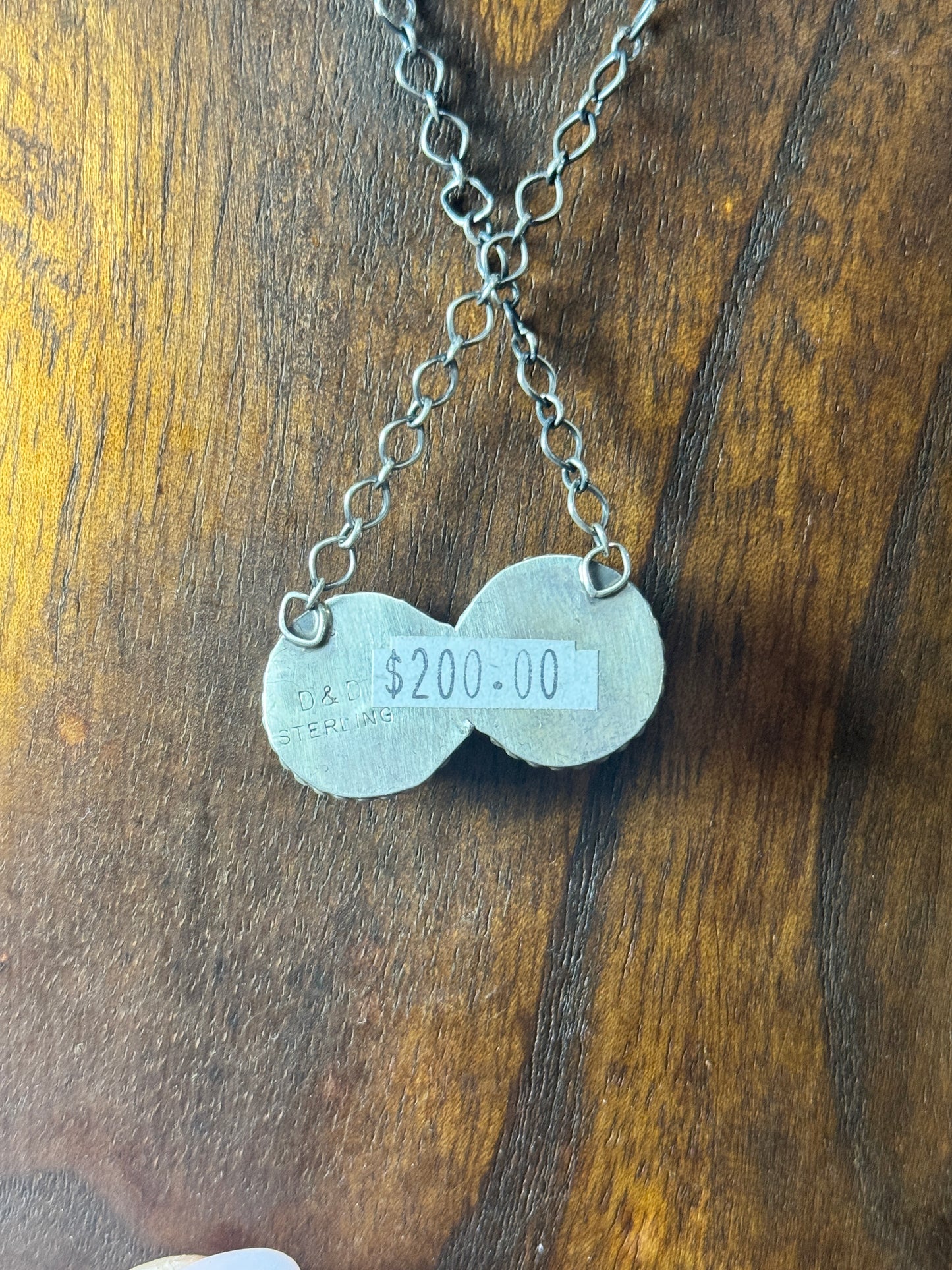 2 Stone Turquoise Bar Necklace
