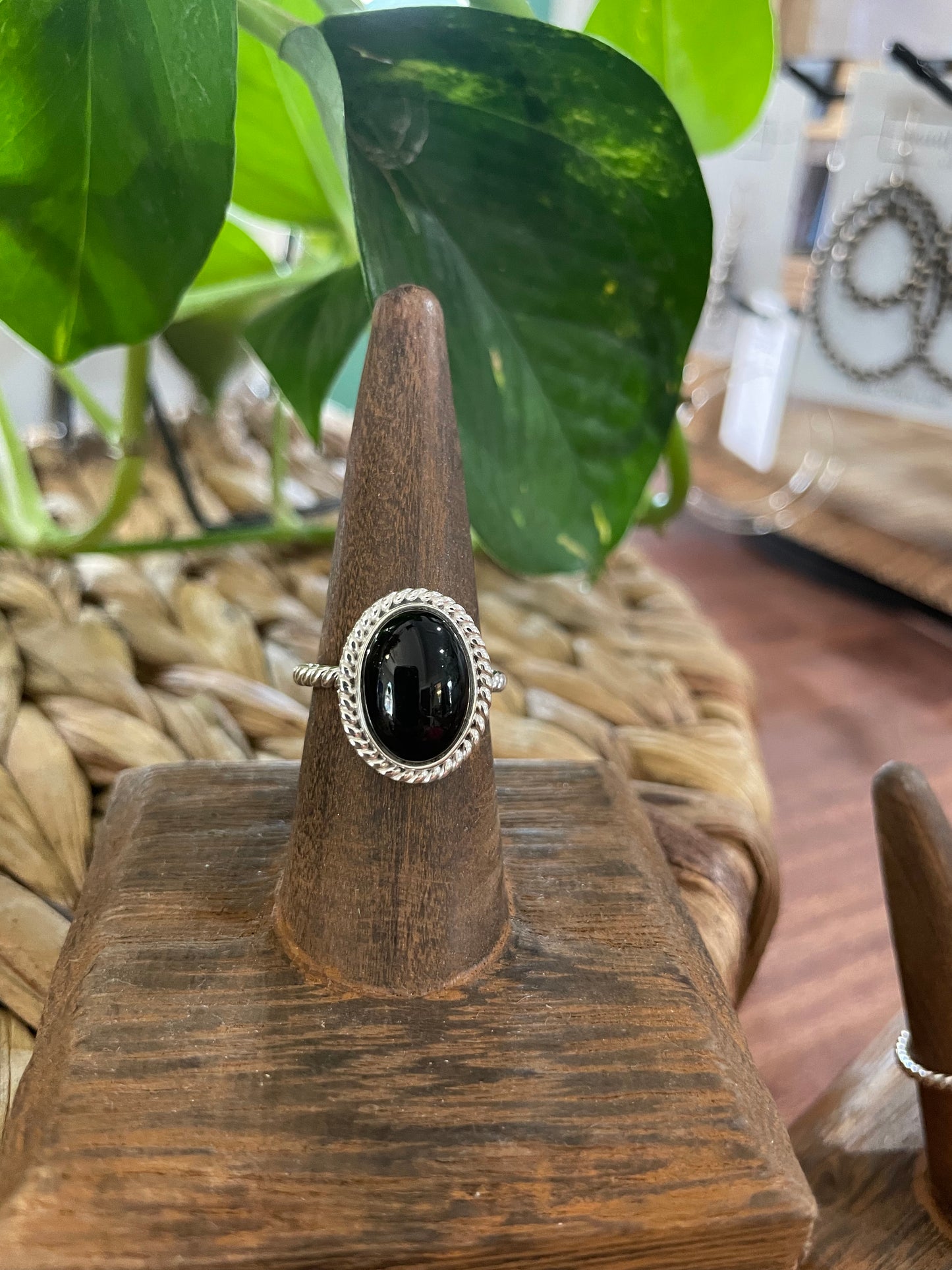 Black Onyx Ring size 7