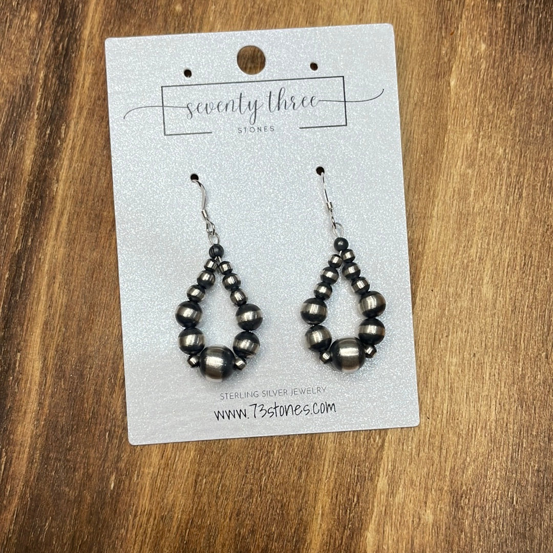 The Leah - Small Navajo Pearl Teardrop