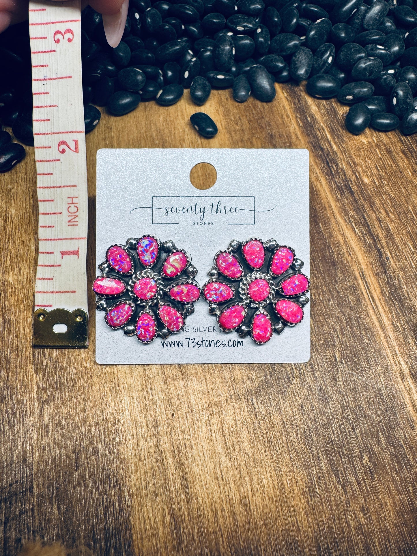 Pink Opal 1” Clusters