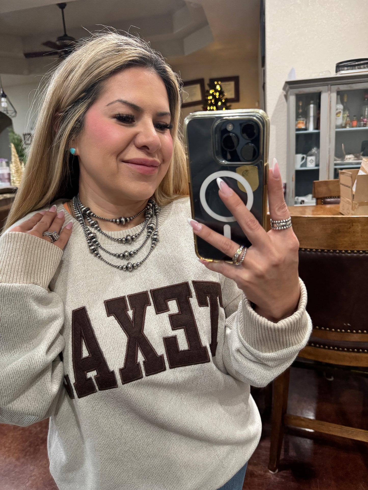 The Santa Fe Saucer Graduated Necklace