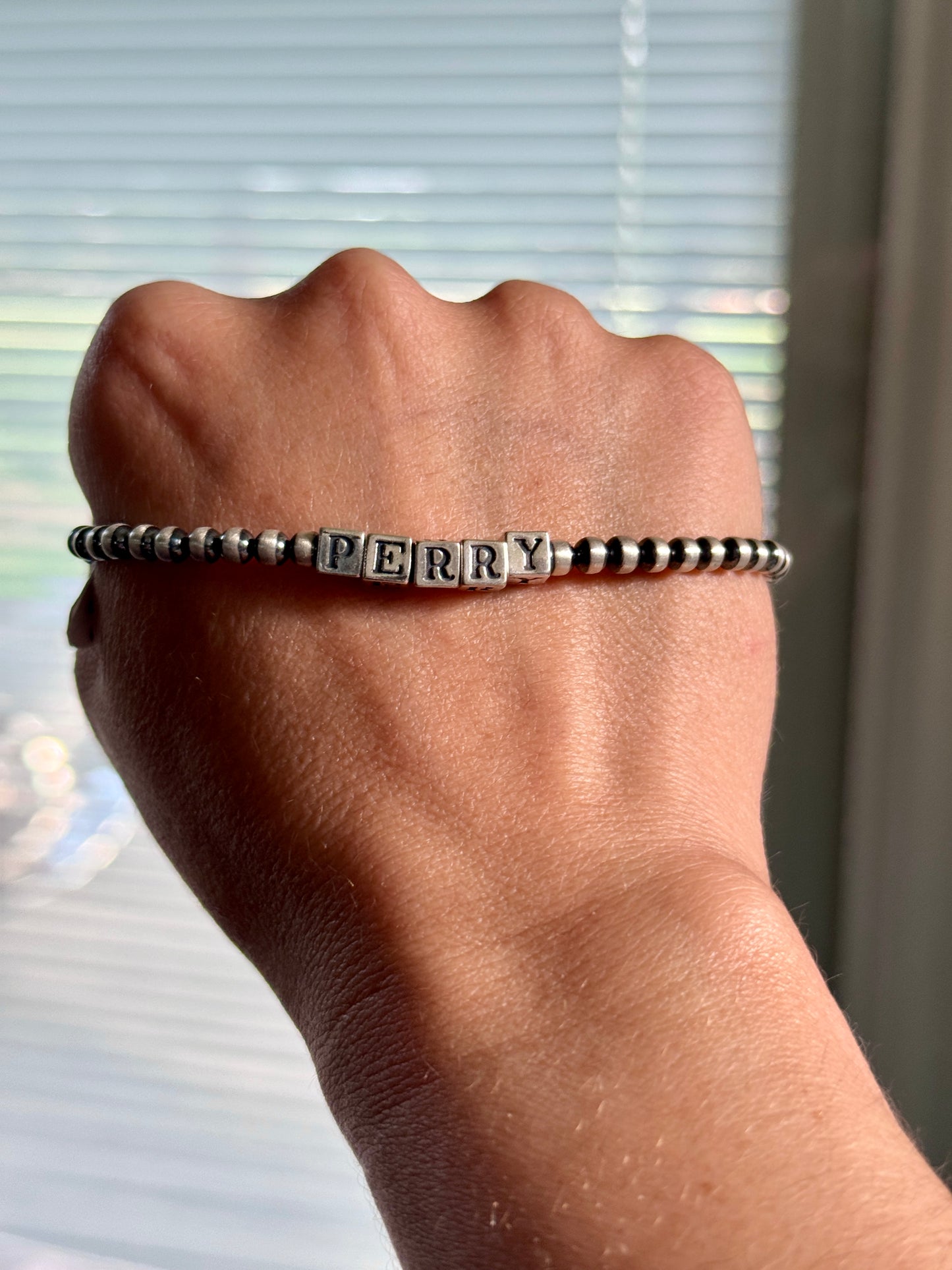 Custom name bracelet 4mm *MUST ADD CUSTOM Letters*