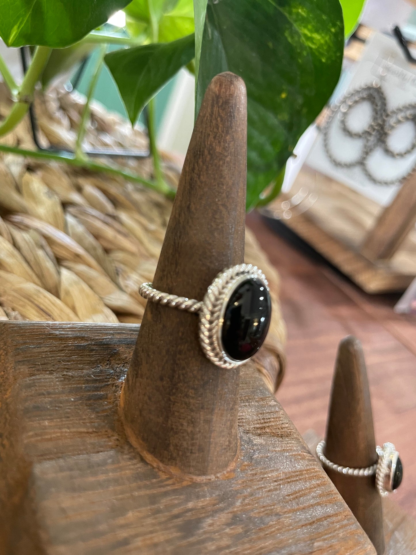 Black Onyx Ring size 7