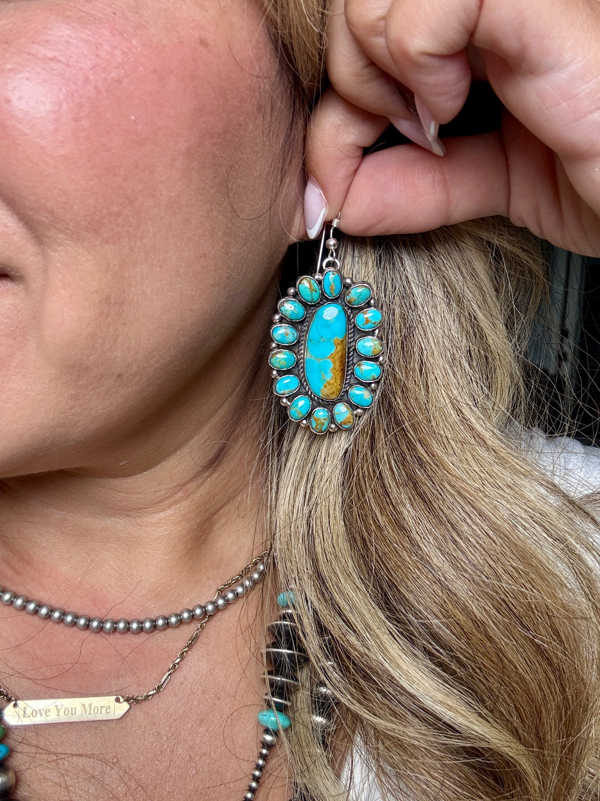 Armenian Turquoise cluster dangles