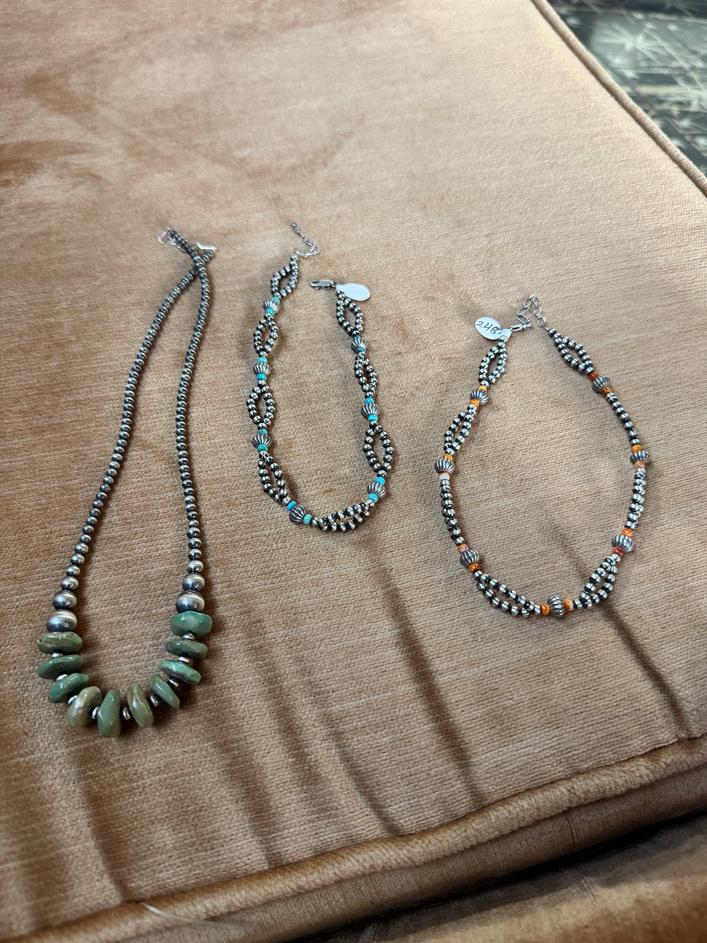 Double loop Turquoise Choker 4mm