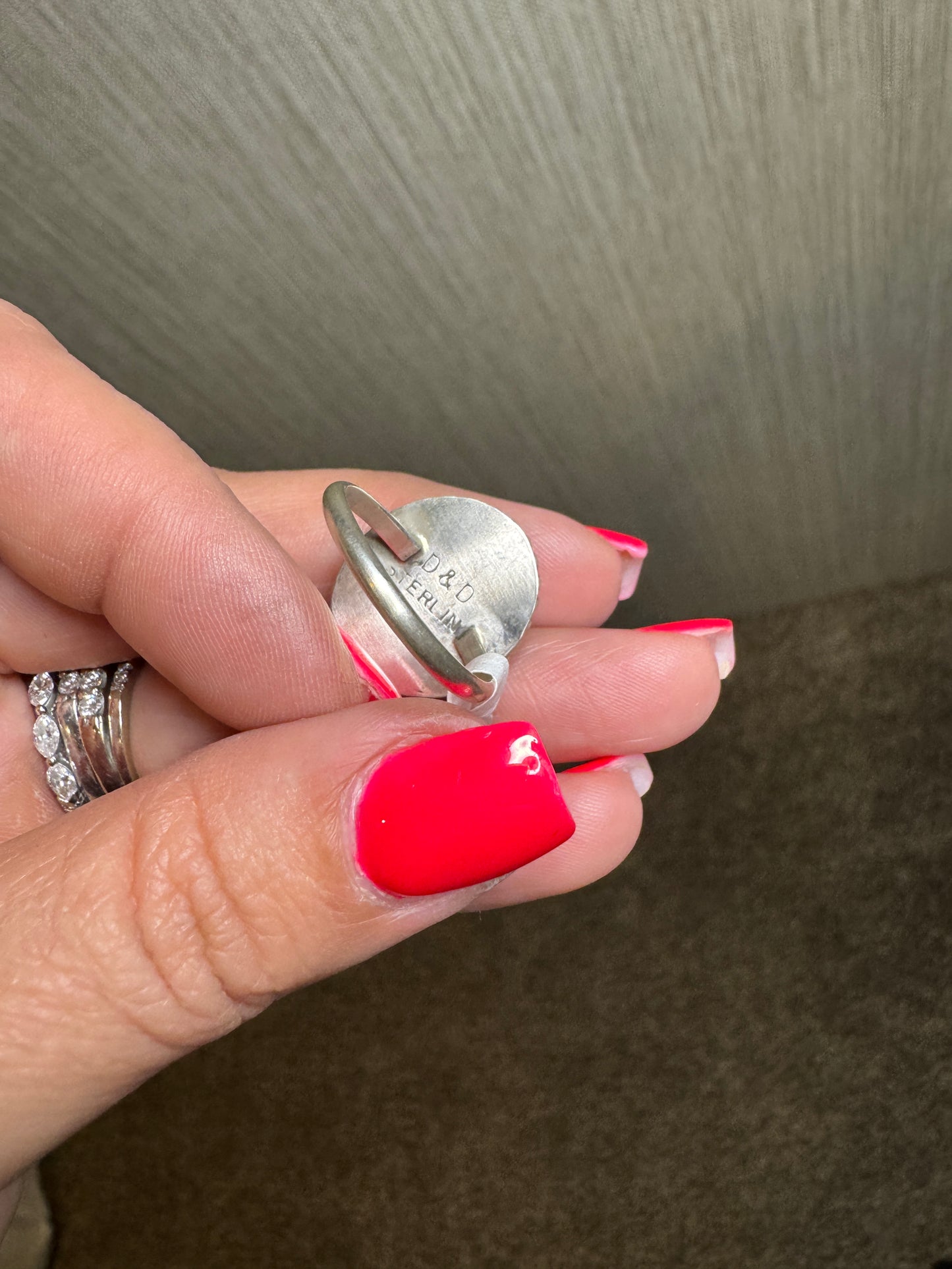 Turquoise Ring L Sz. 8