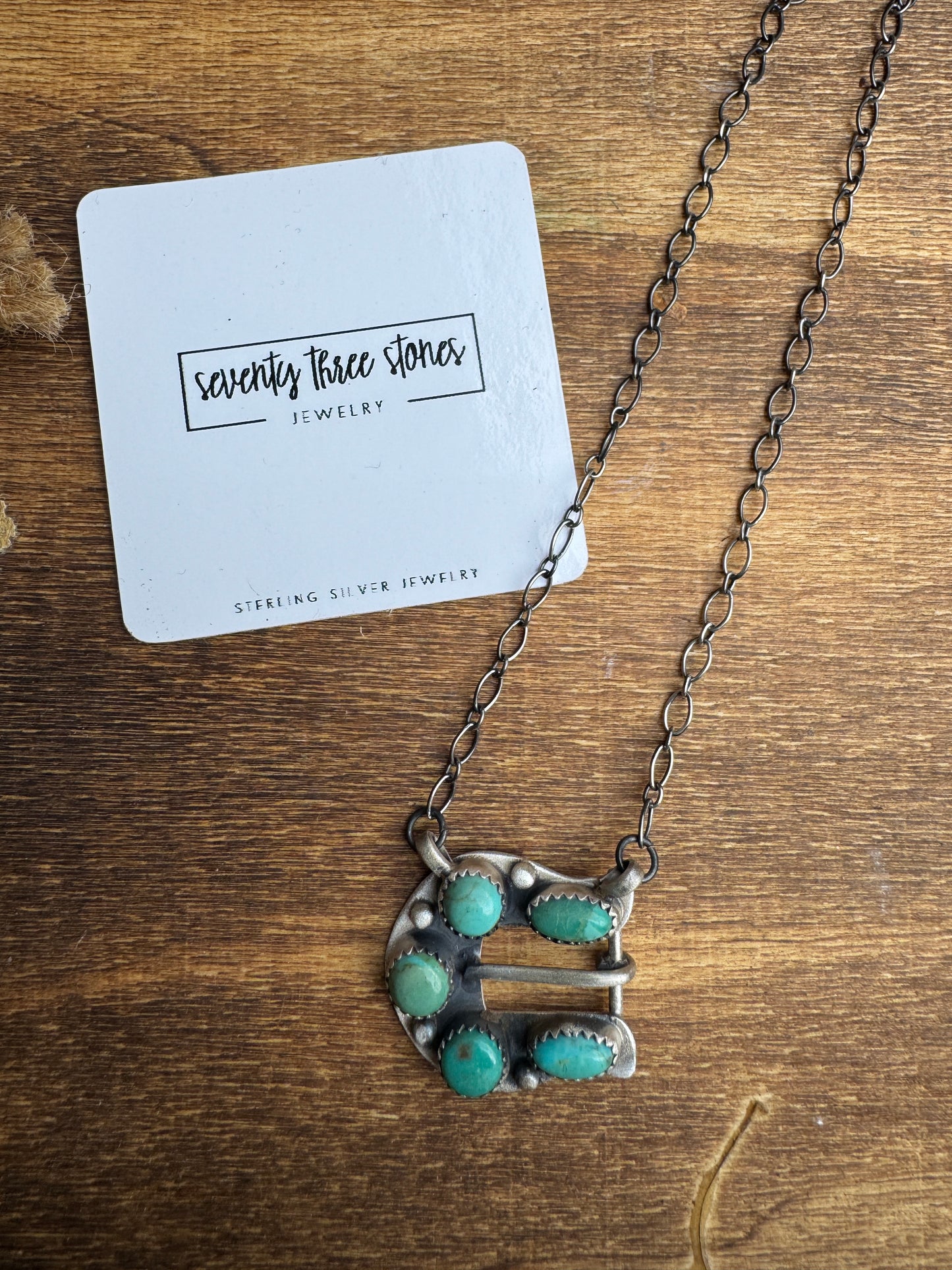 Buckle Adjustable Necklace 19”