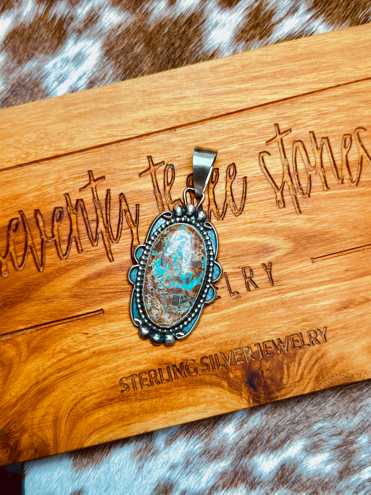 Boulder Royston Turquoise Pendant