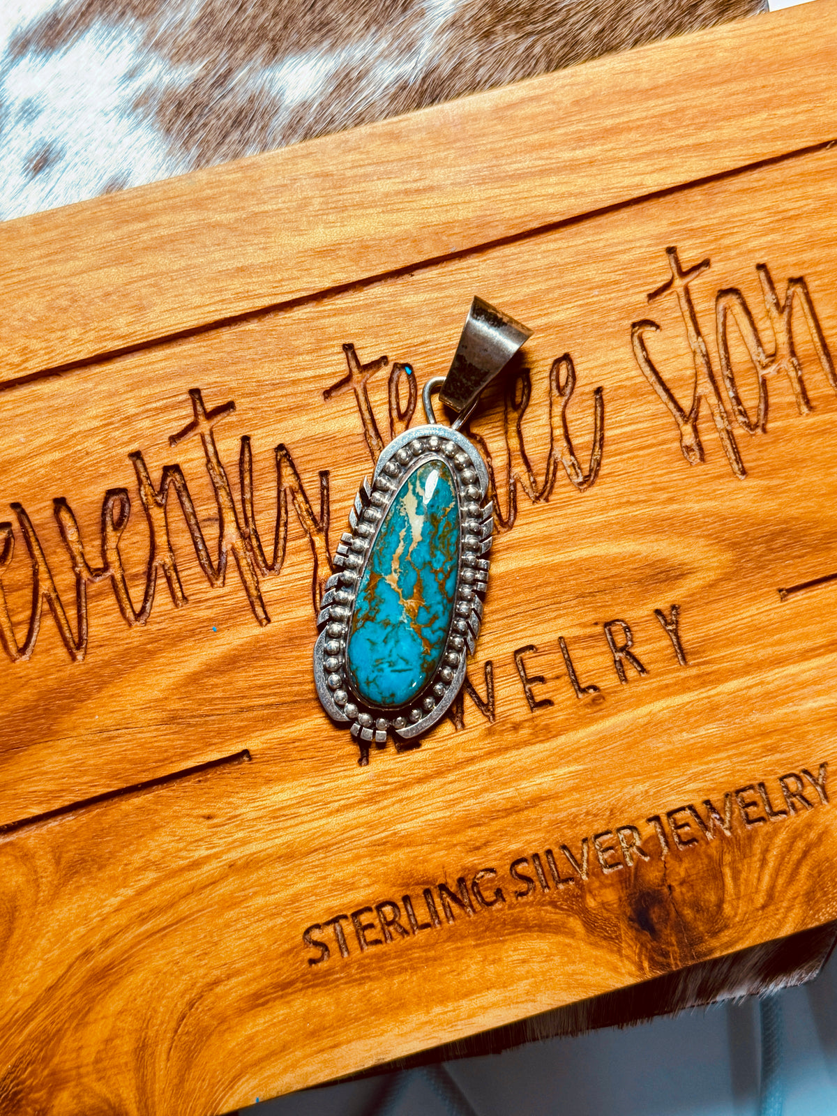 Royston Turquoise Pendant