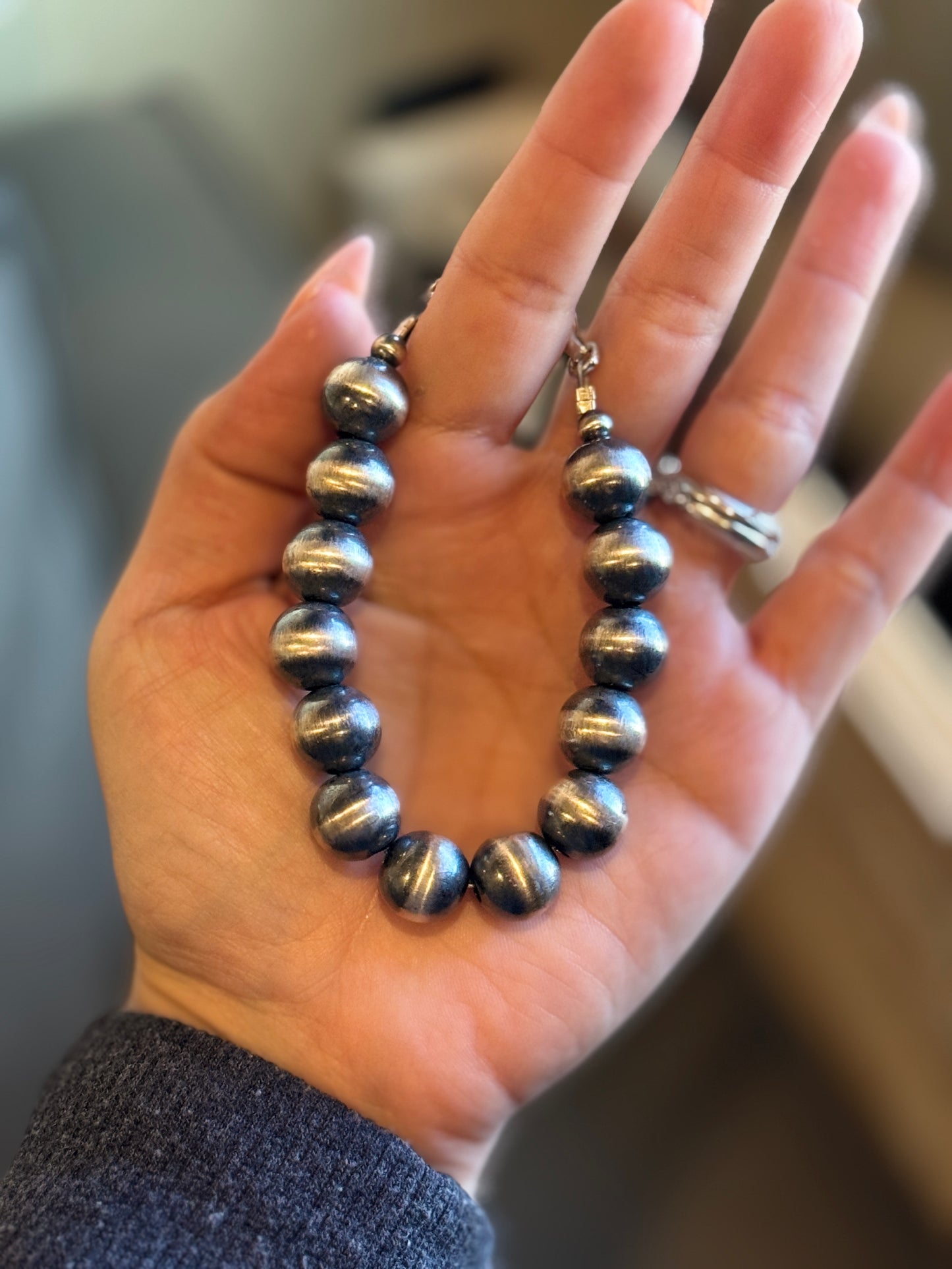 12mm Navajo Pearl Style Bracelet