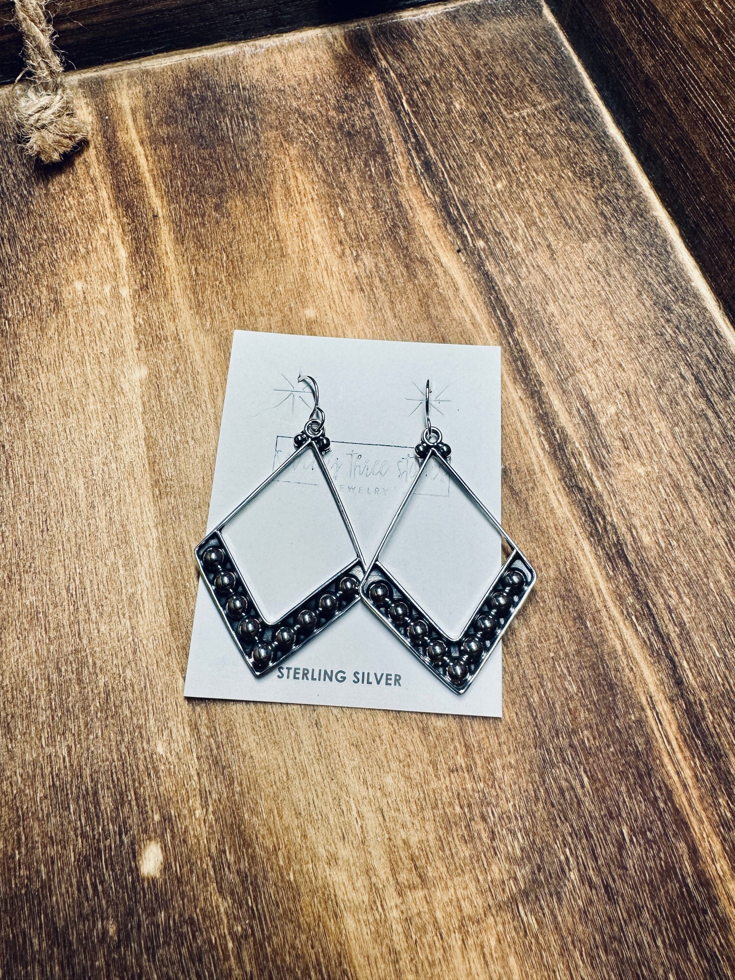 ball diamond drop earrings