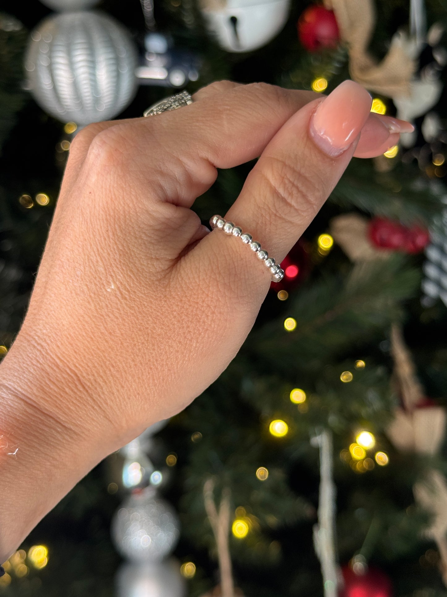 Sterling 3mm Stretch Band Ring