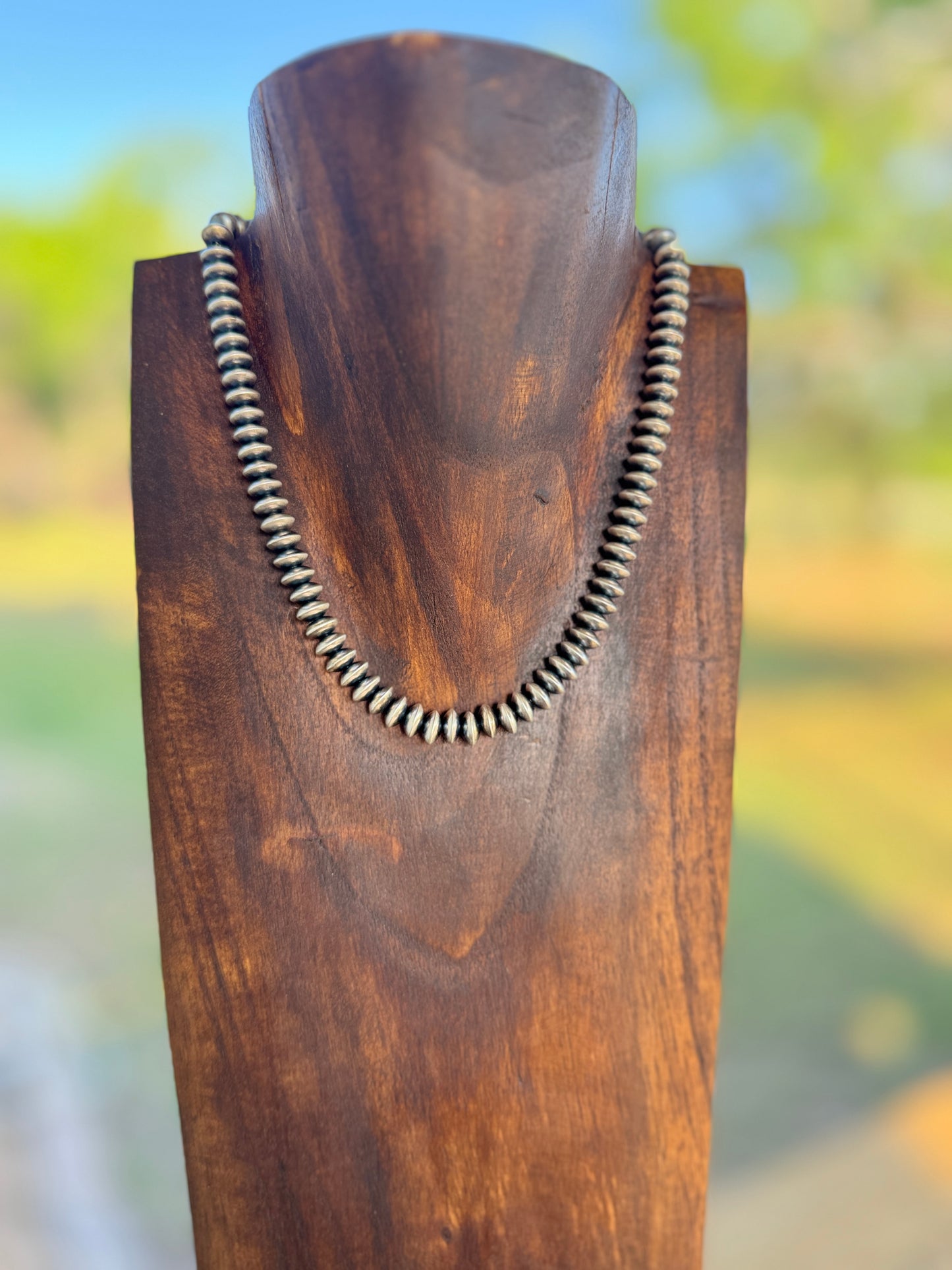 Handmade 7mm Saucer Necklace by B. Halwood