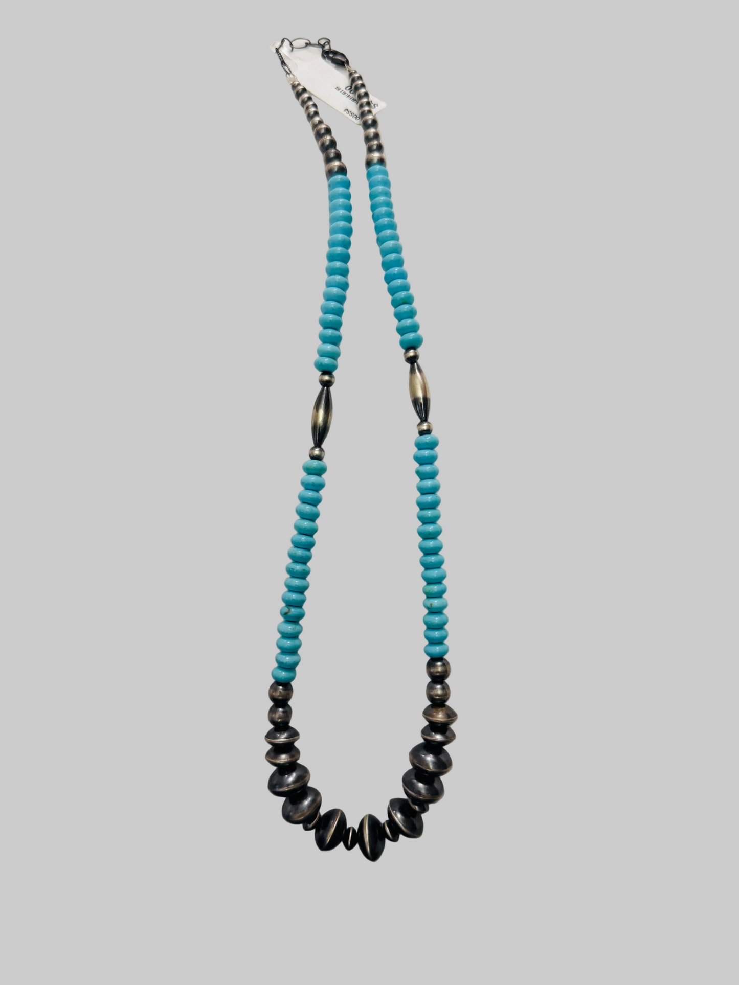 Handmade Navajo Saucer + Turquoise Necklace Michelle Jameson