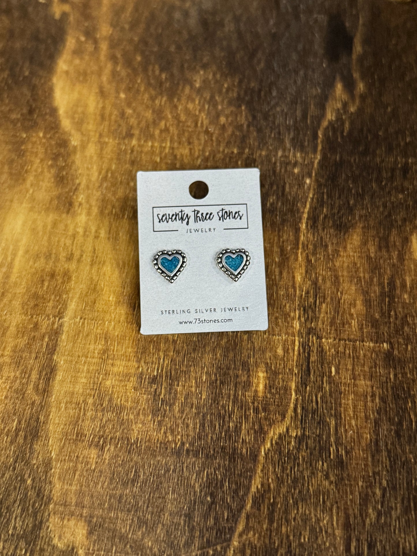 Mini Heart Concho w/Turquoise