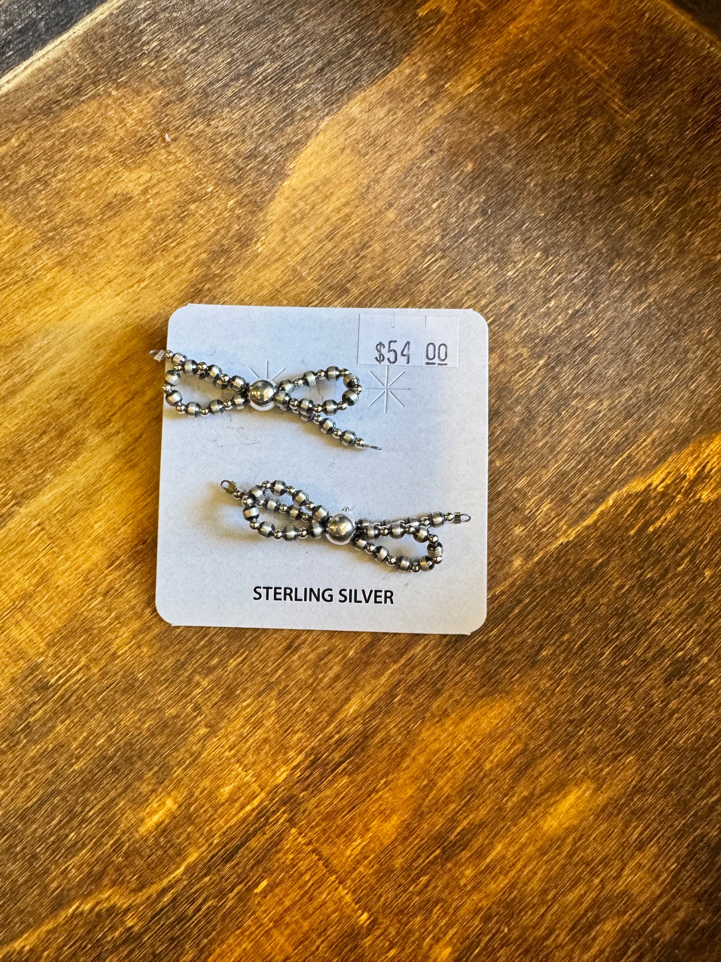 Bow Stud Earrings 2mm 3mm