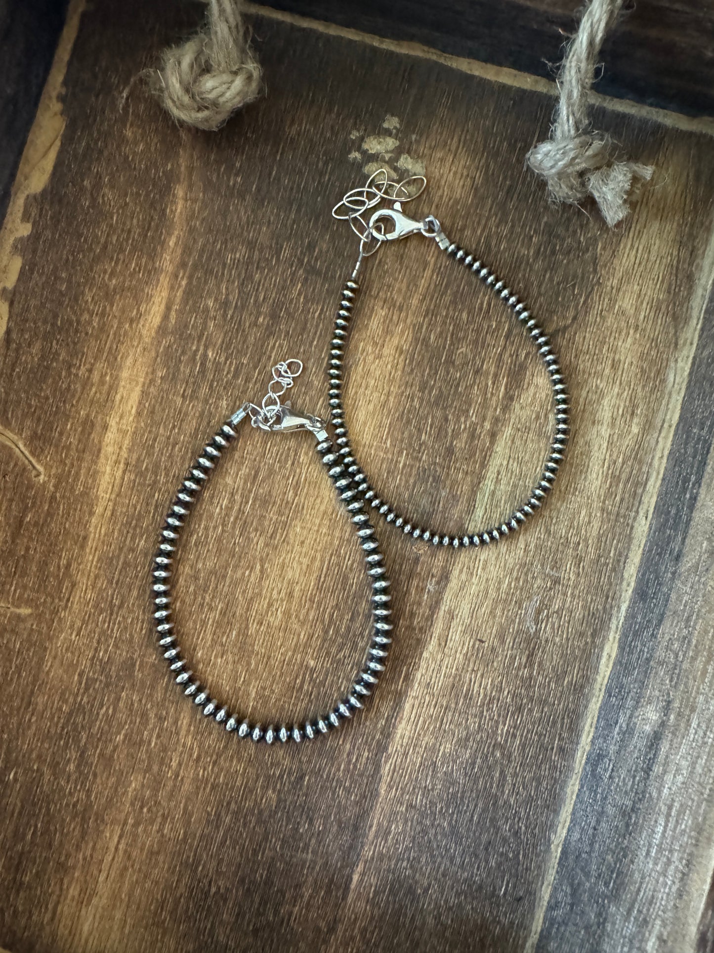 3mm Saucer Navajo Pearls Bracelet