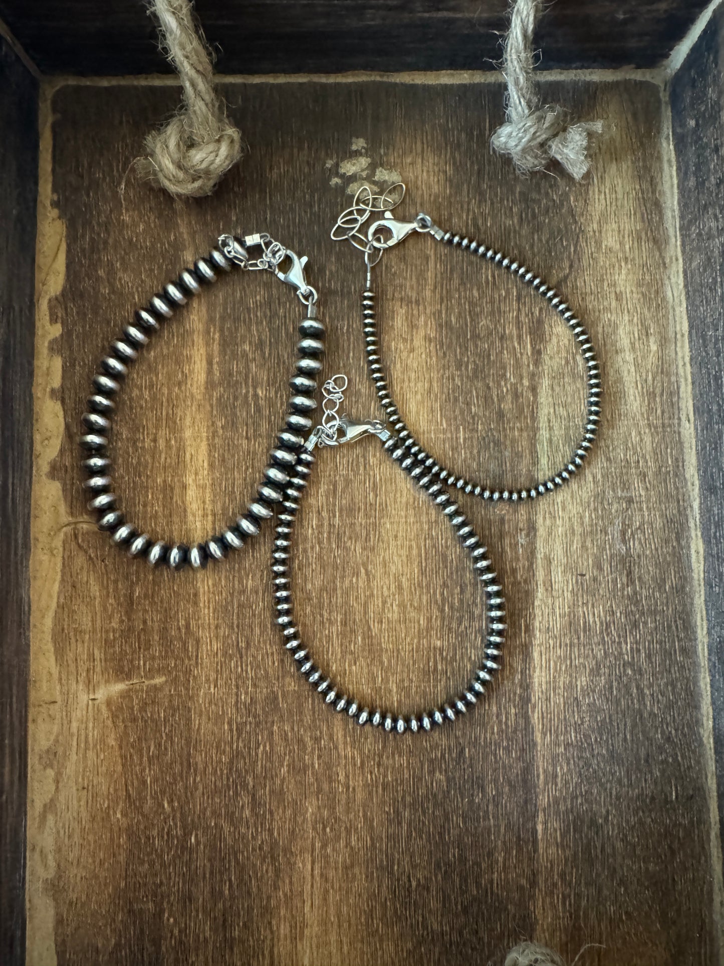 7mm Saucer Navajo Pearls Bracelet