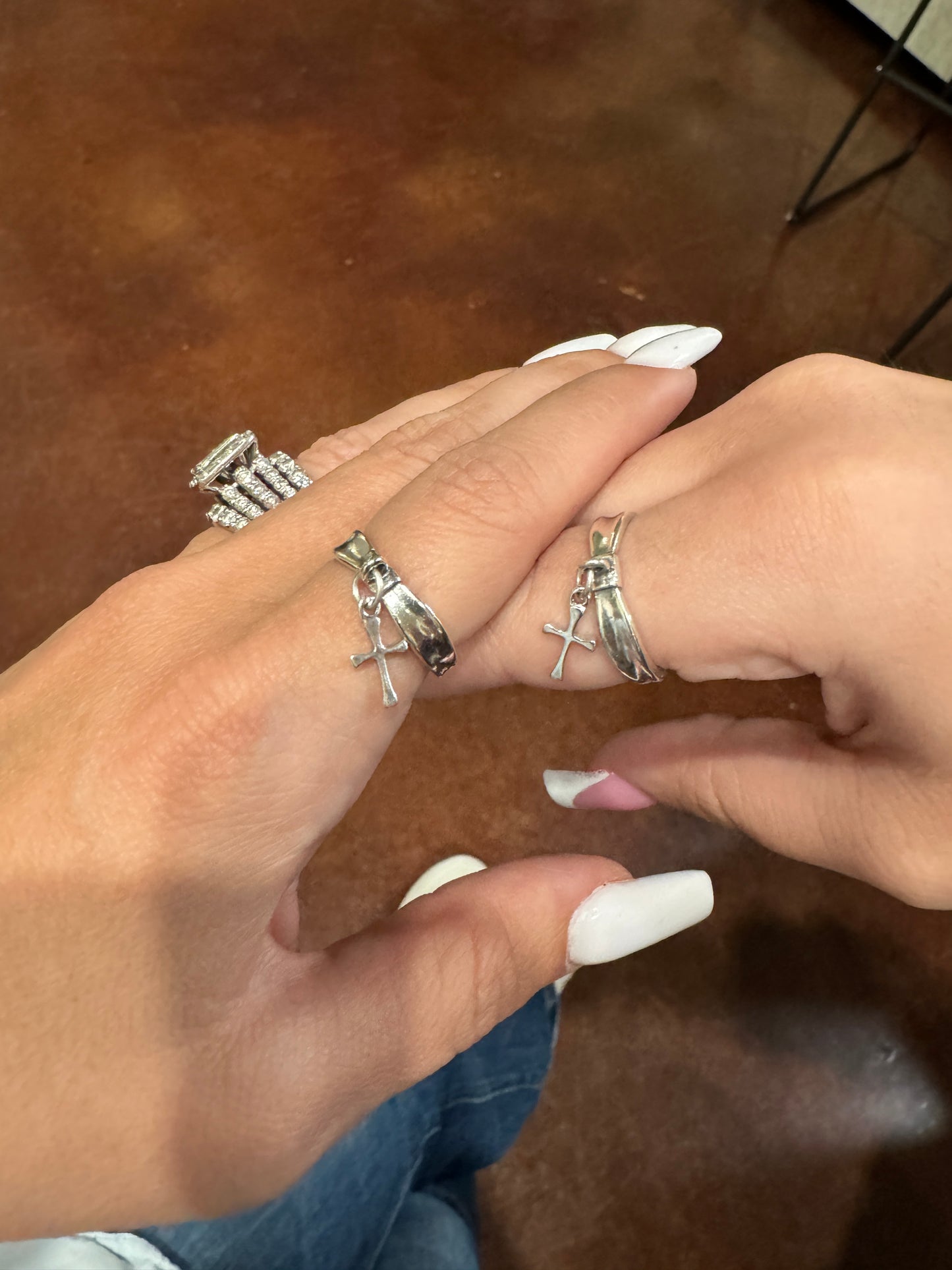 Charm Ring (cross)