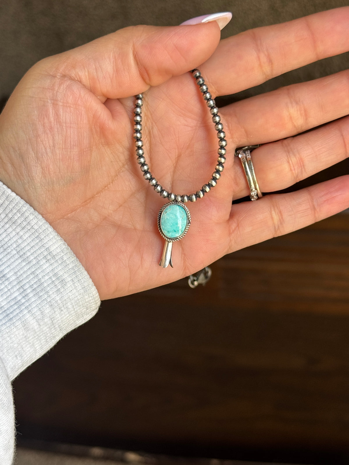 Carico Lake Turquoise 3mm 16” w Squash