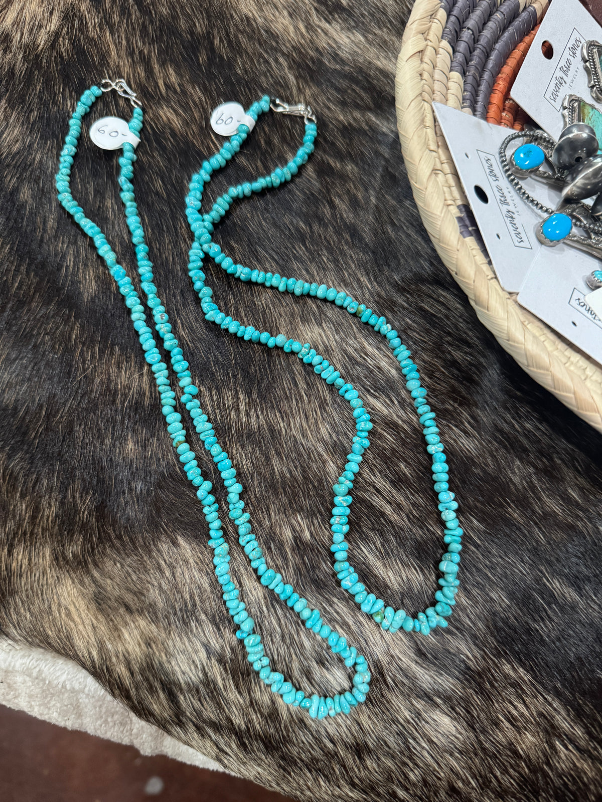Lone Mountain Turquoise Nugget Necklace