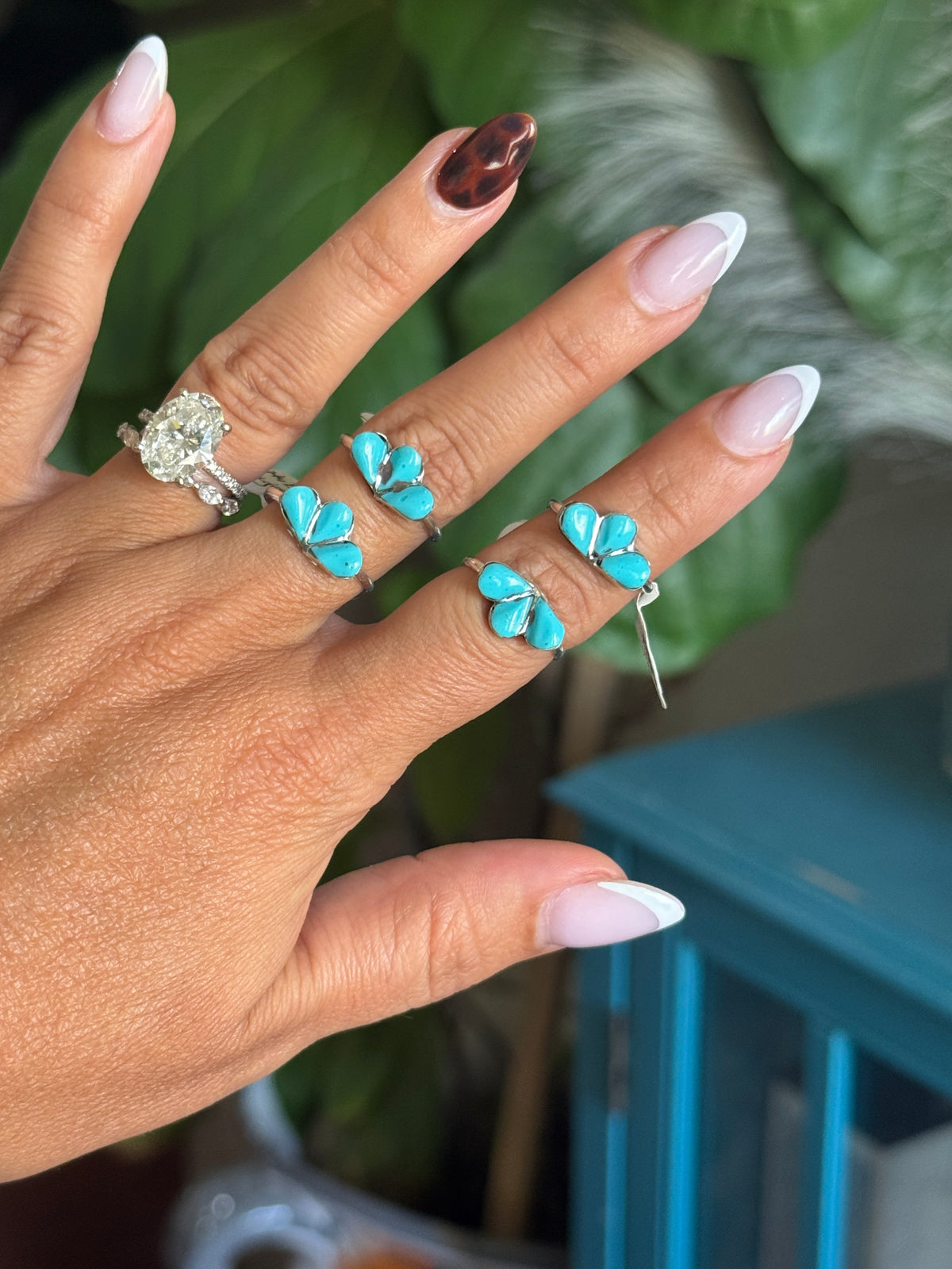Kingman 3 Stone Ring