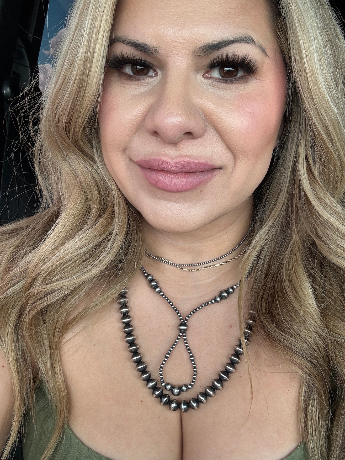16”/18” Lariat Sterling Pearl Graduated Necklace