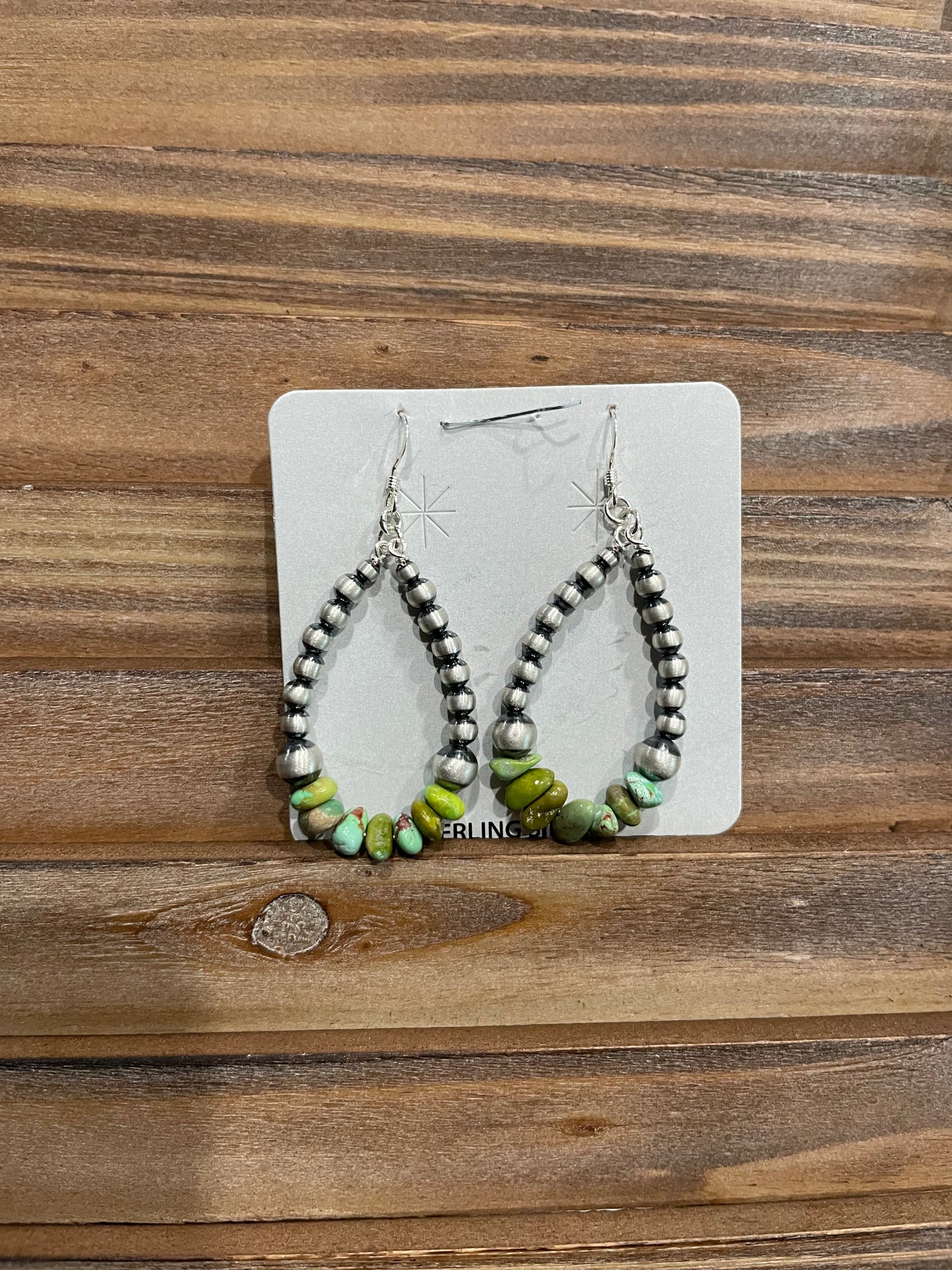 Turqoise teardrop 2”