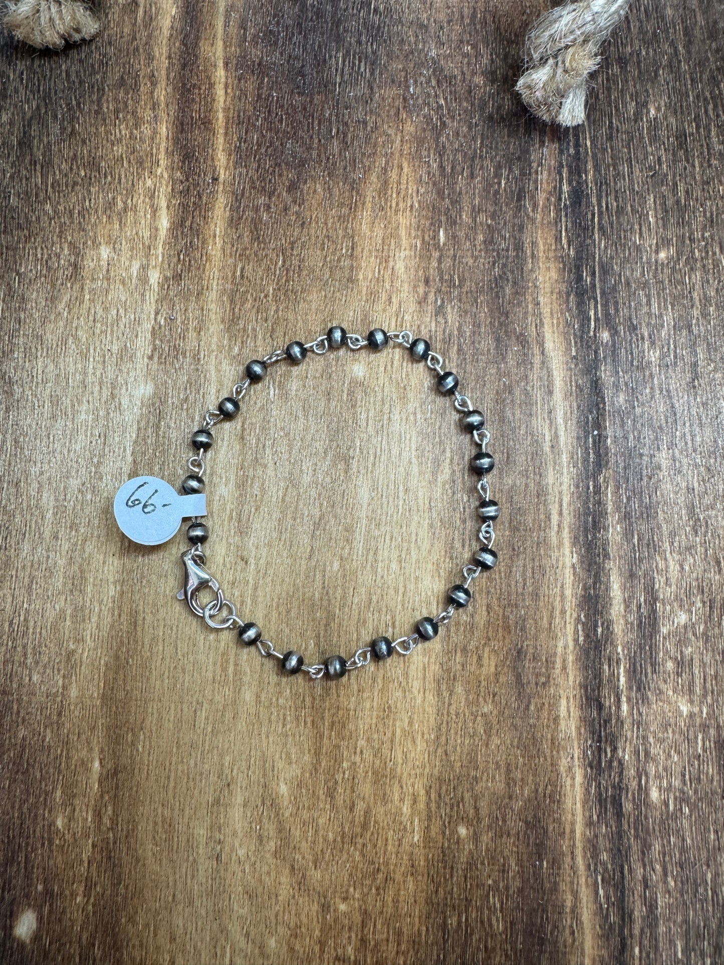 Rosary Style 4mm Bracelet