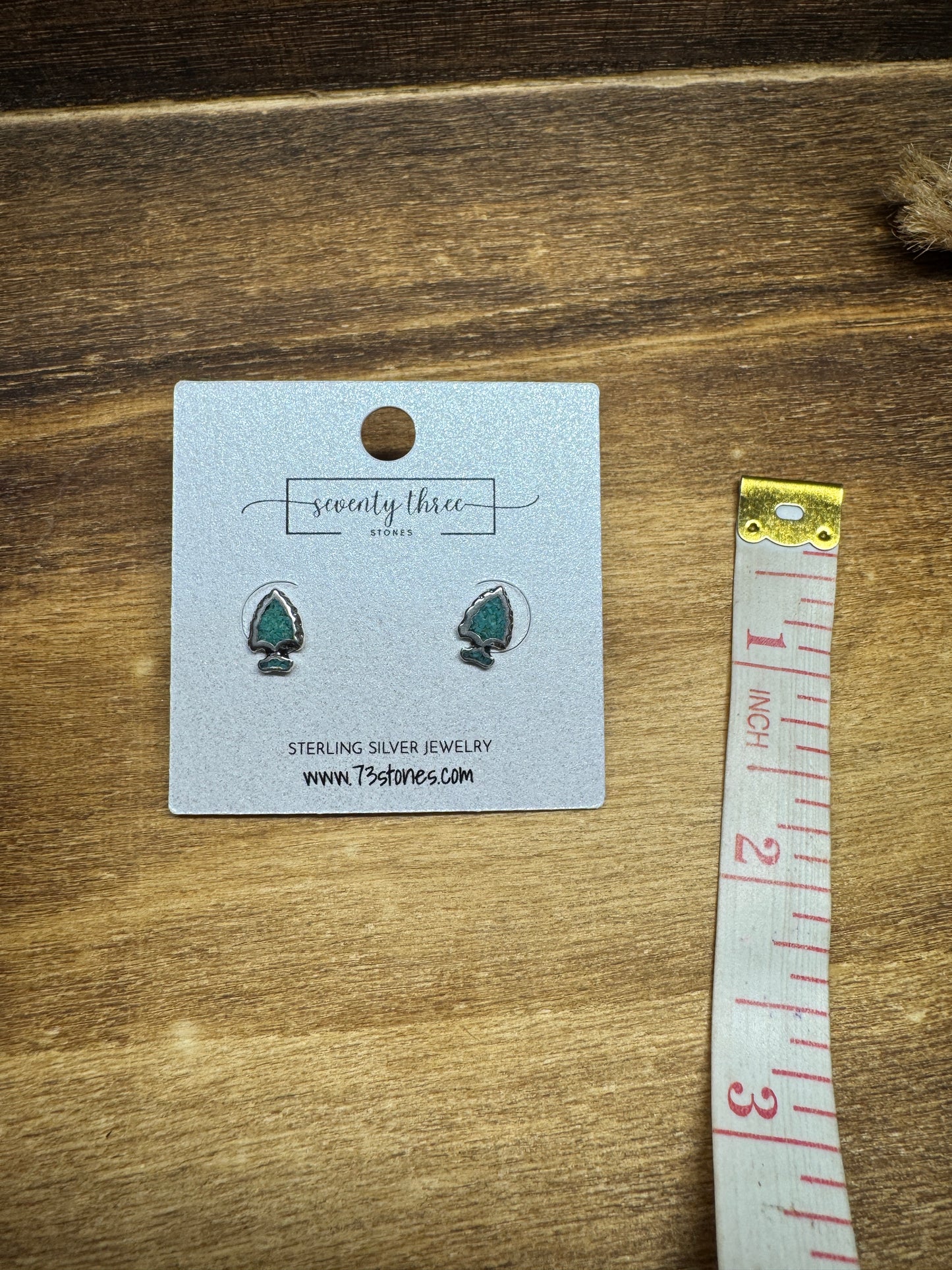 The Arrowhead Turquoise Stud