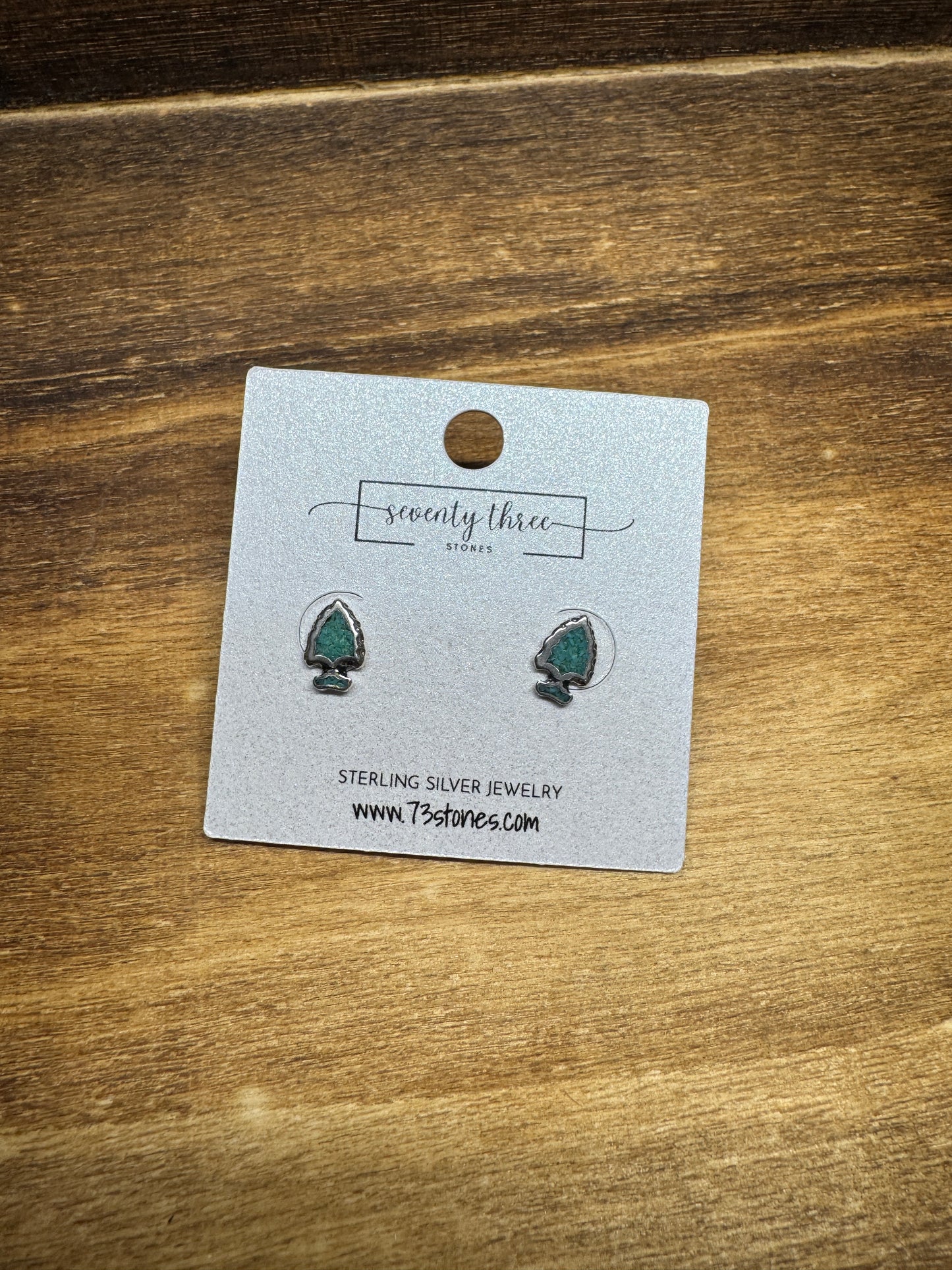 The Arrowhead Turquoise Stud