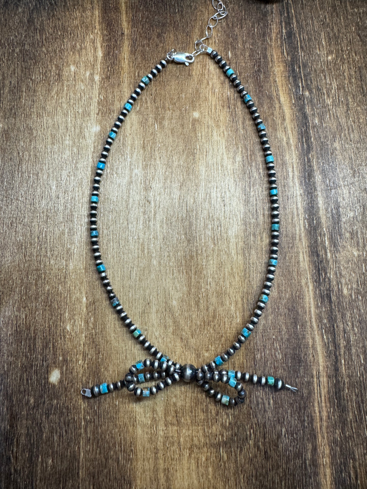 Child 5” Bow Bracelet Turquoise