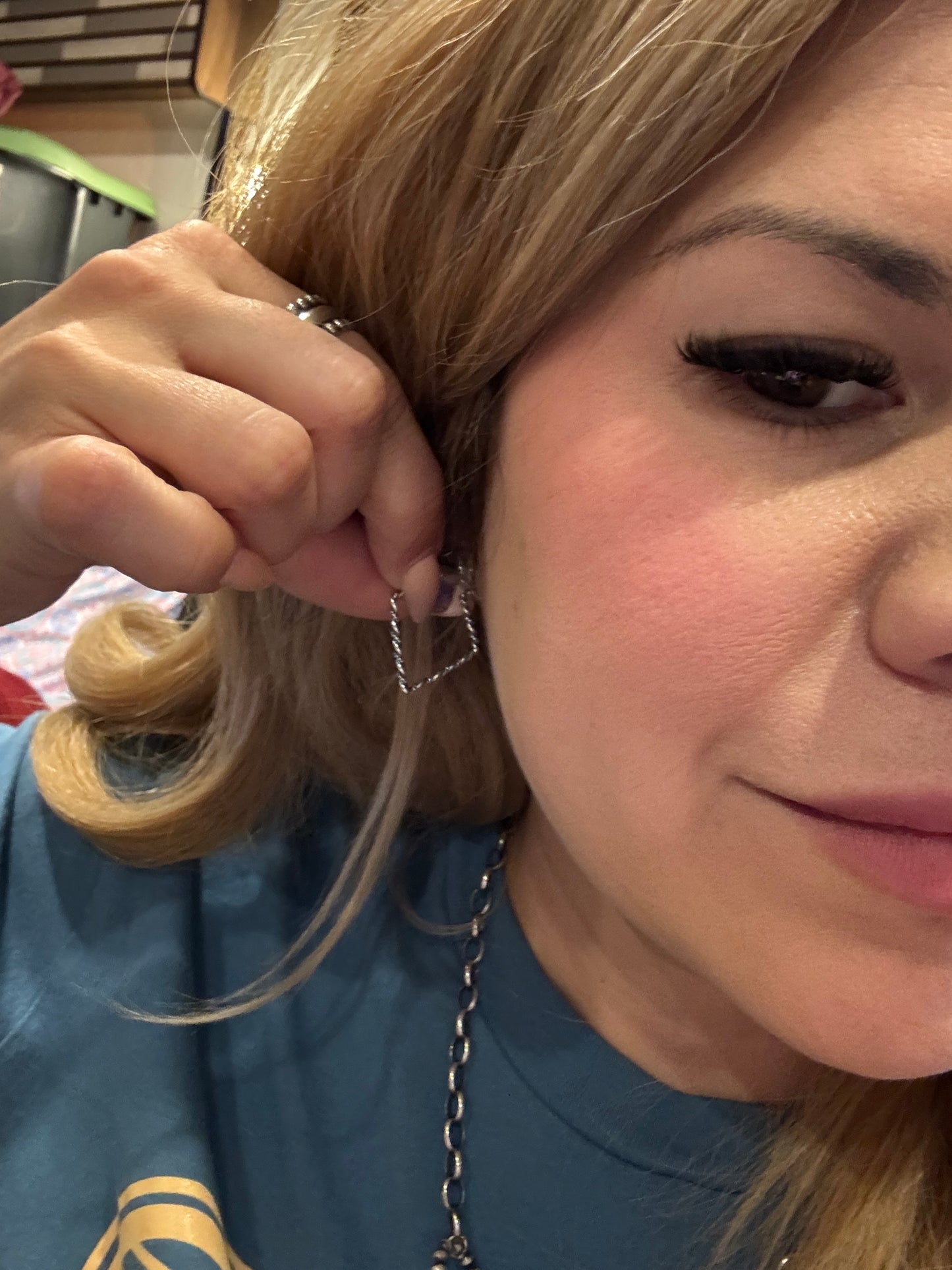 Fancy Rope Diamond Shape Earrings