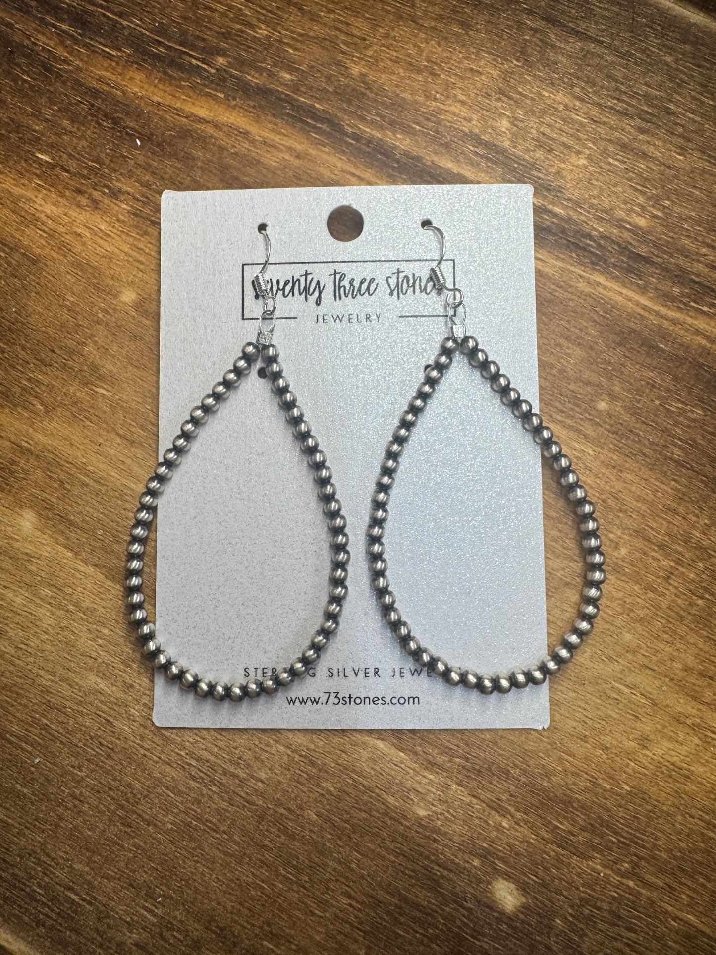 3mm 3” teardrop Earrings