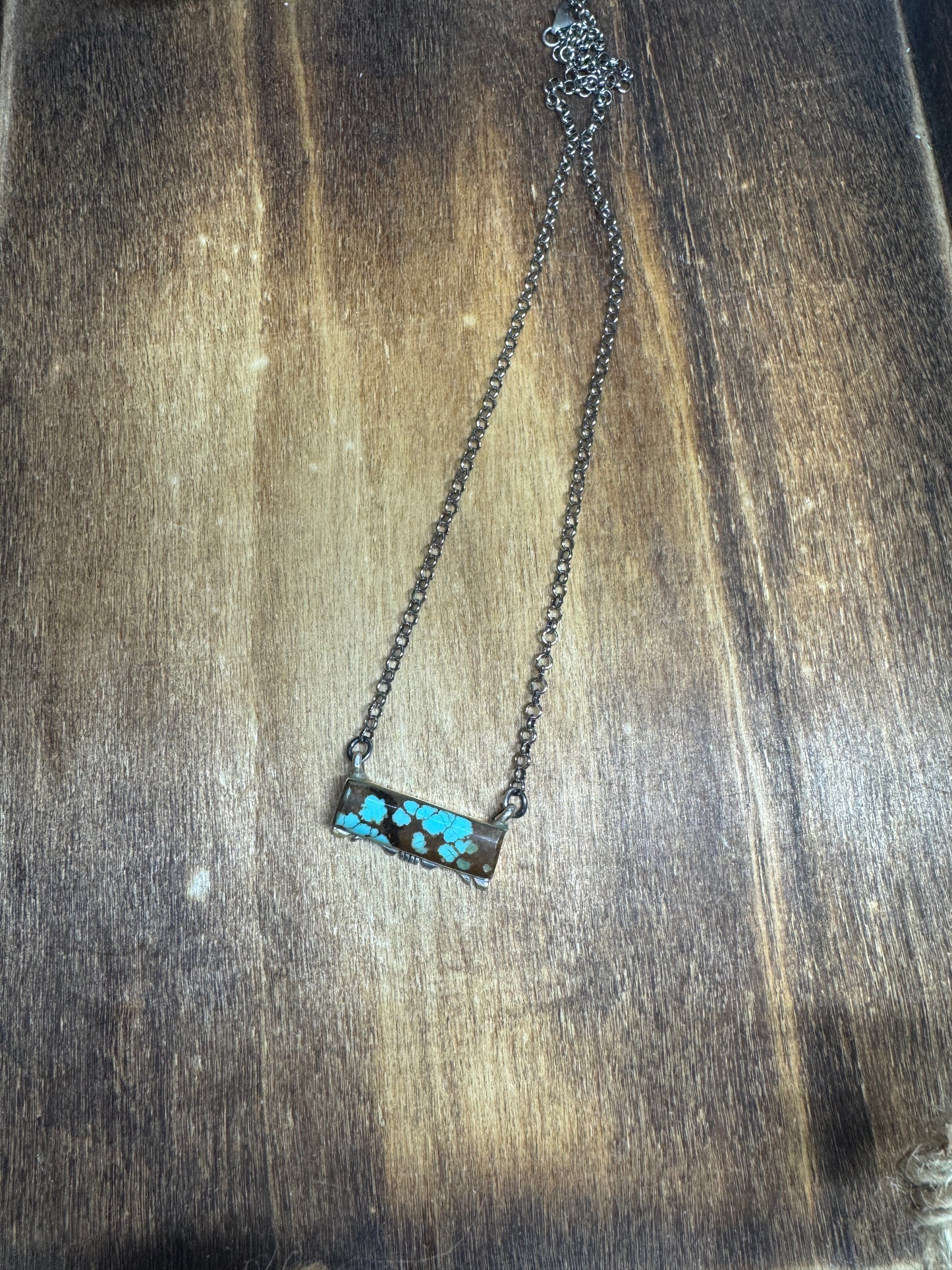 Turquoise Bar Necklace
