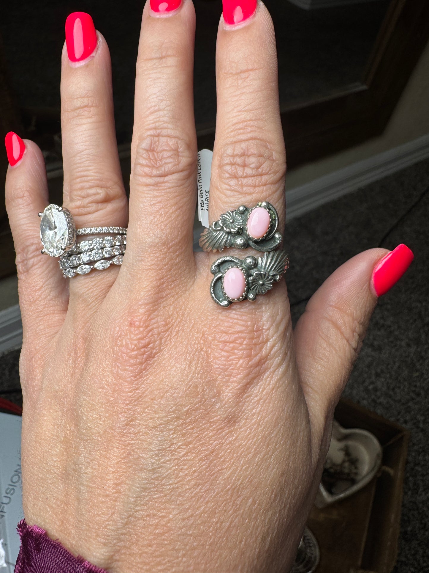 Etta Belin Pink Conch Adjustable