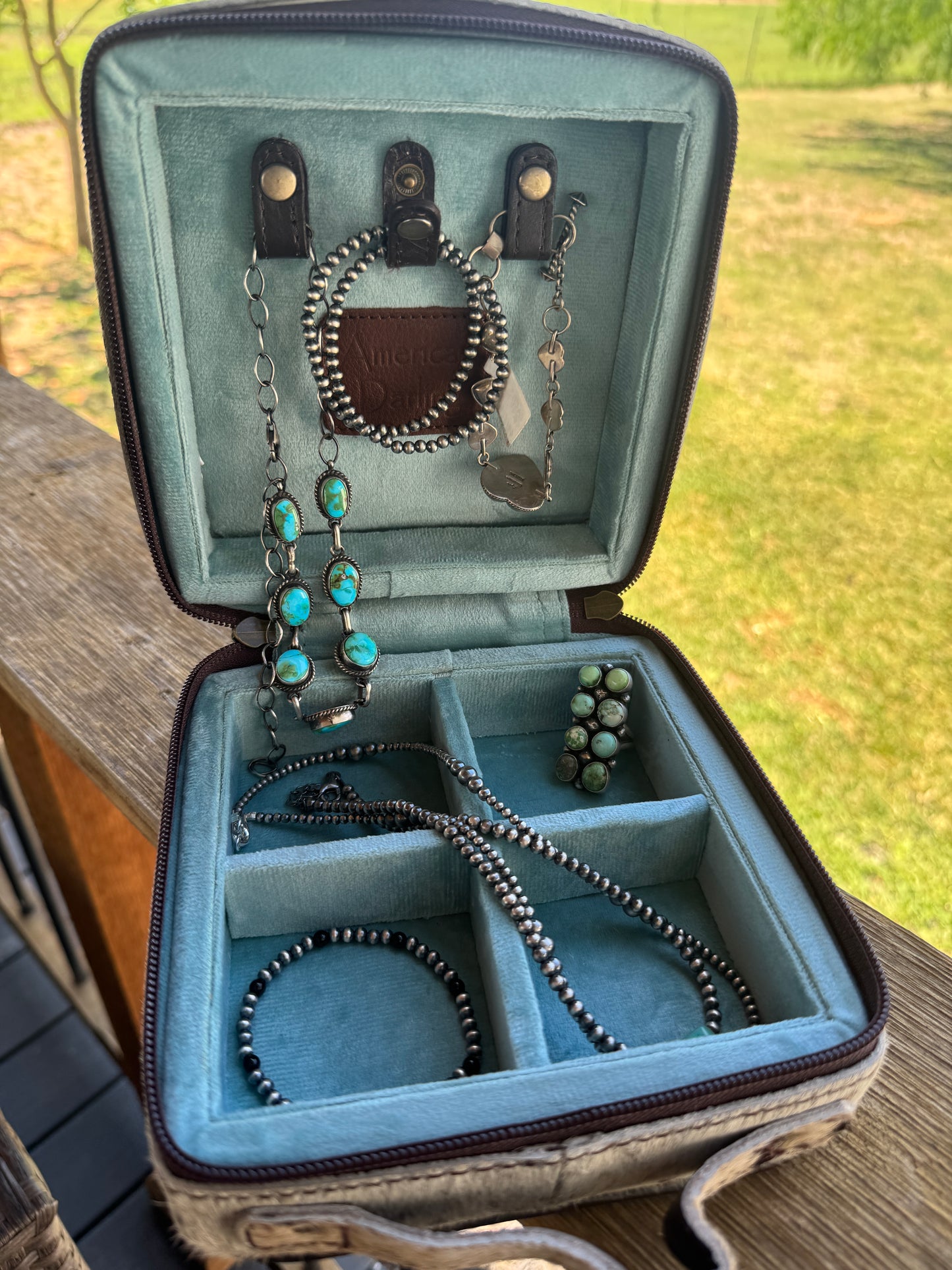 American Darling Jewelry Case Sunflowers