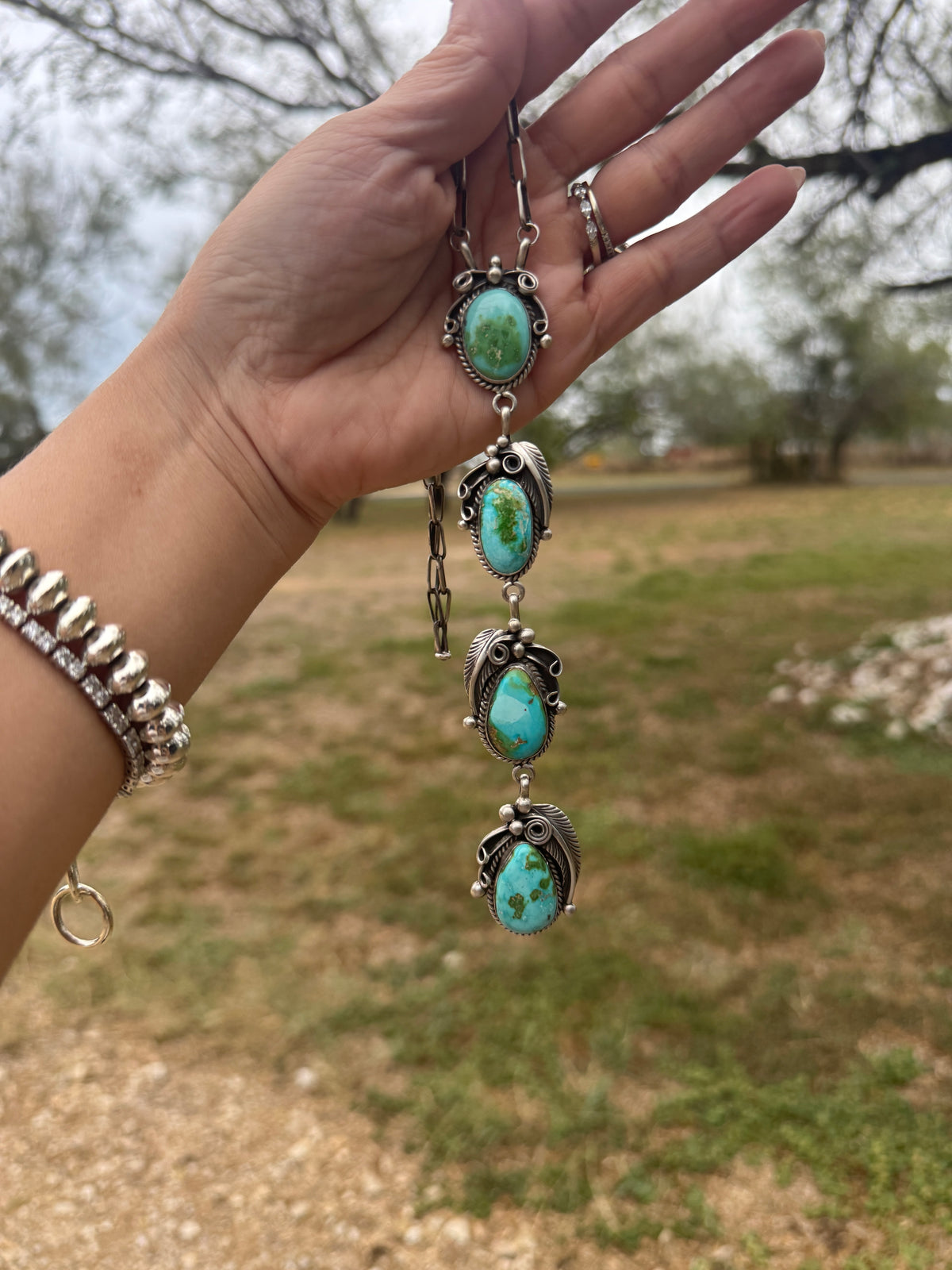 Sonoran 4 stone Lariat, Davey Morgan