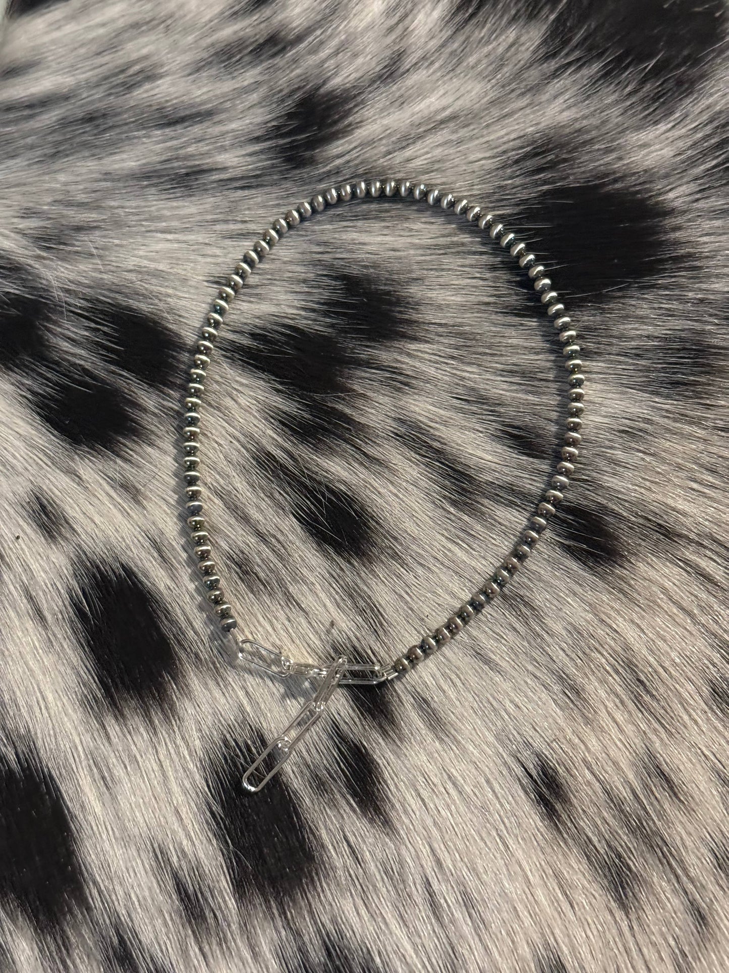 3mm Sterling Pearl Ankle Bracelet