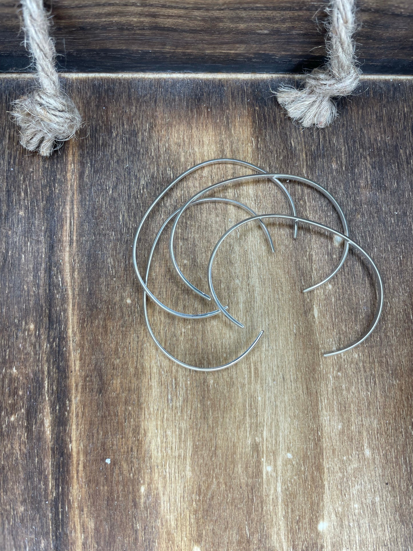 Single Sterling Silver Stacker Cuff