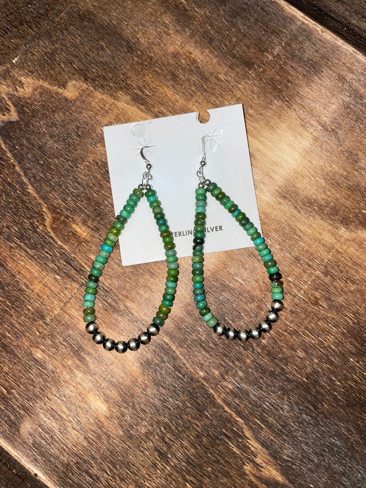 Sonoran Gold Teardrop Earrings with Pearls