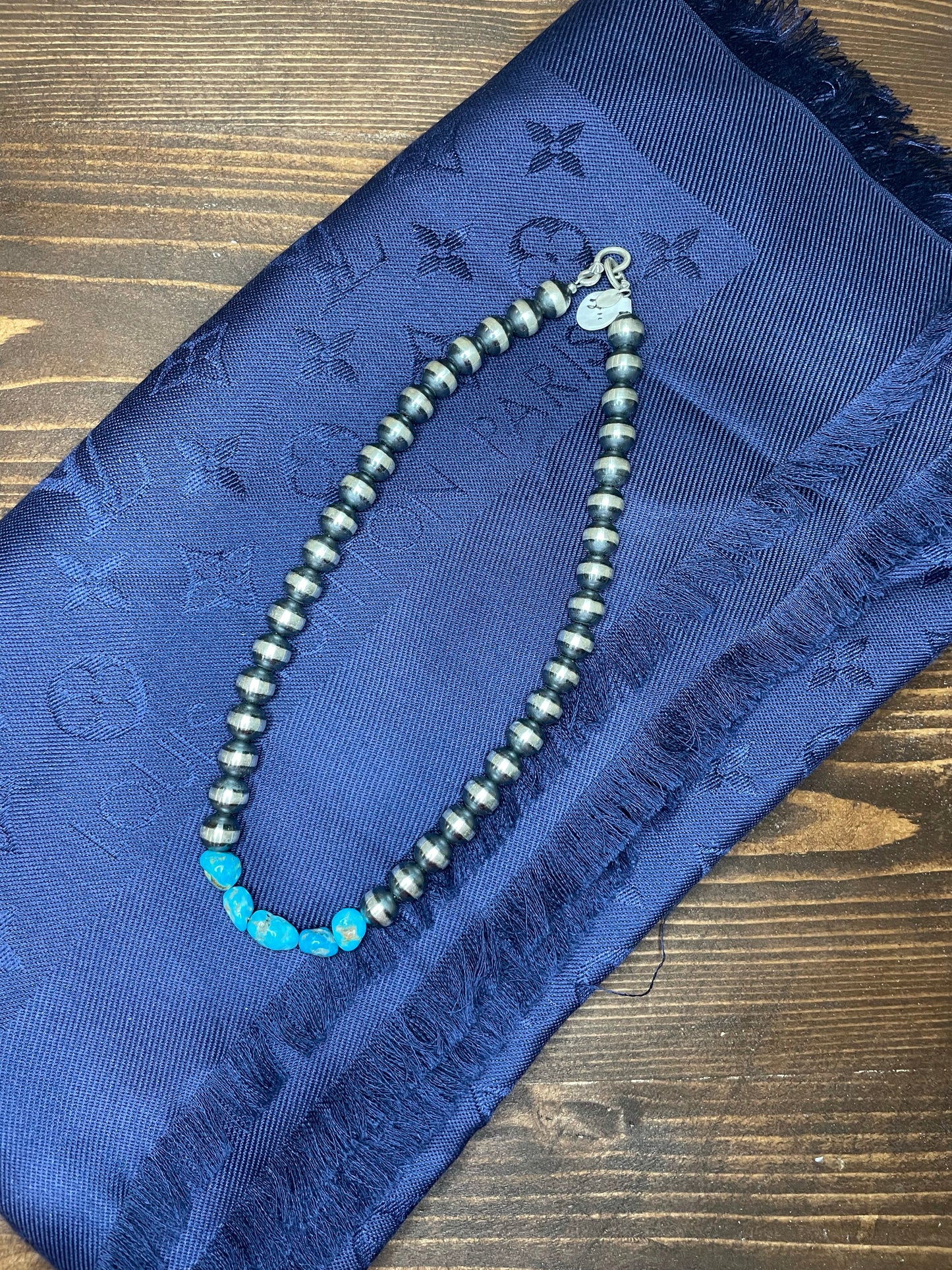10mm Navajo Style Sterling Pearls