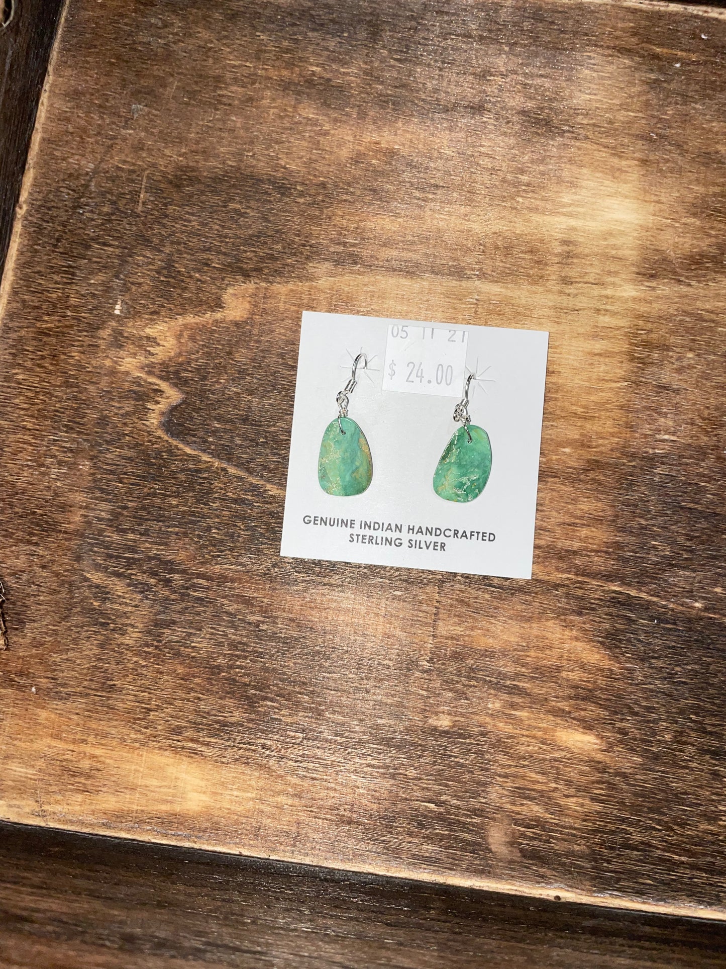 The Turquoise Slab Earrings
