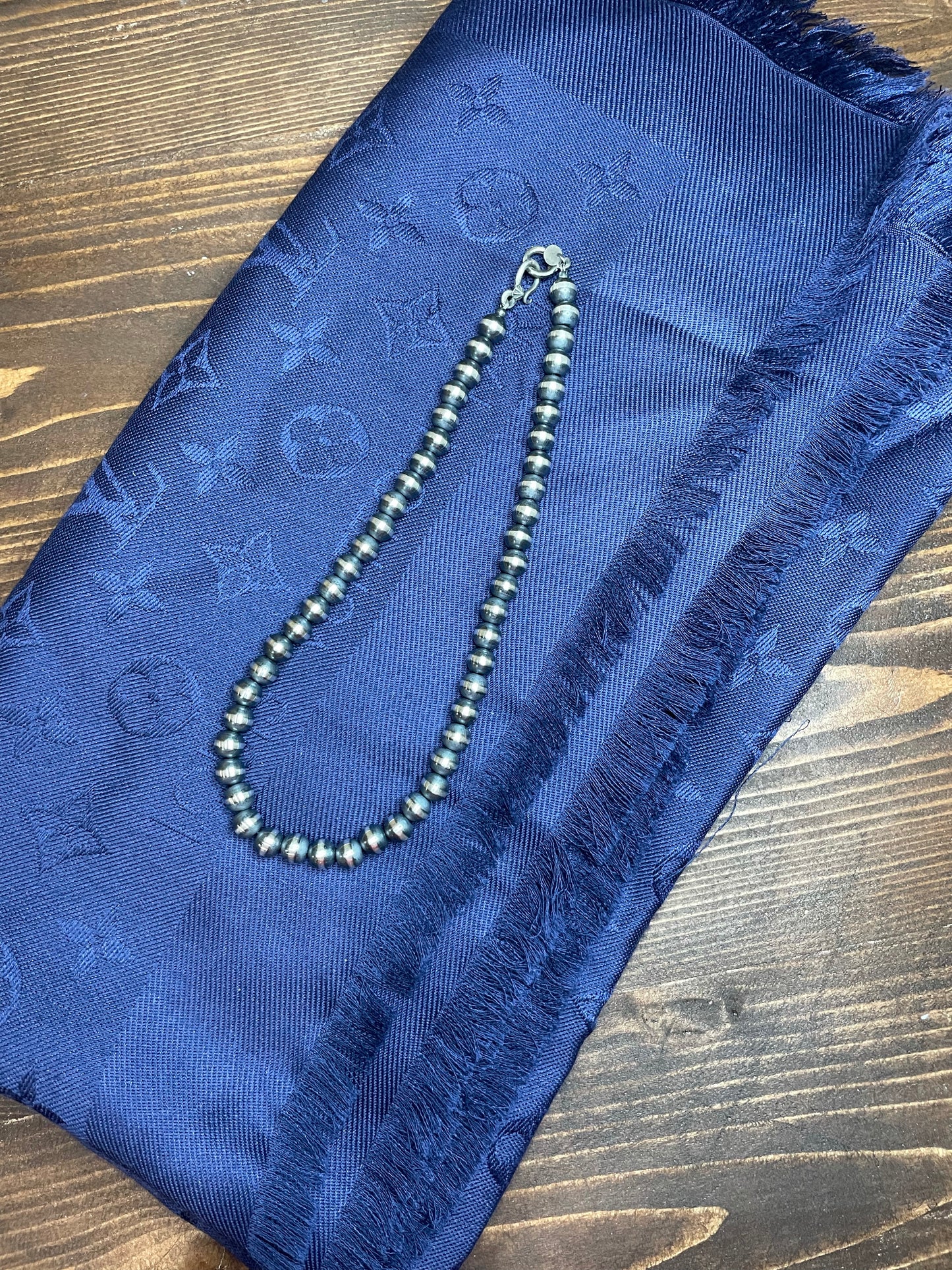 10mm Navajo Style Sterling Pearls