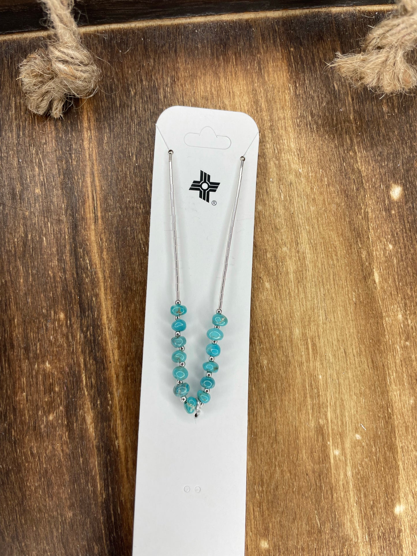 Turquoise Liquid Silver Bracelet